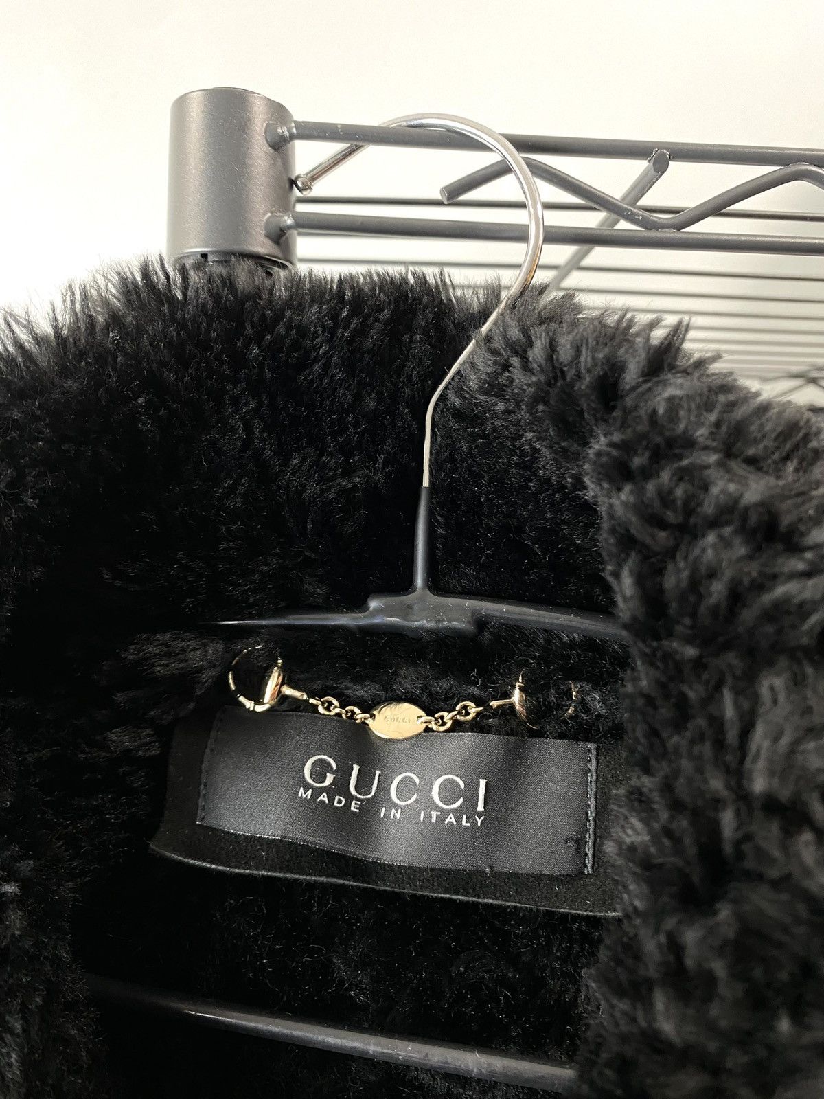 Gucci Rare! Vintage Gucci Suede Leather Jacket Fur Shearling Size M / US 6-8 / IT 42-44 - 4 Thumbnail