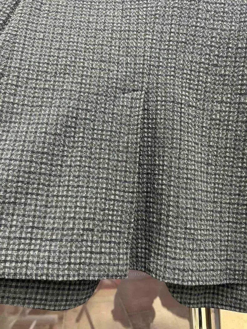 Hermes Hermes Men's gray blazer, 98% wool and 2% spandex fabric Size 50R - 6 Thumbnail