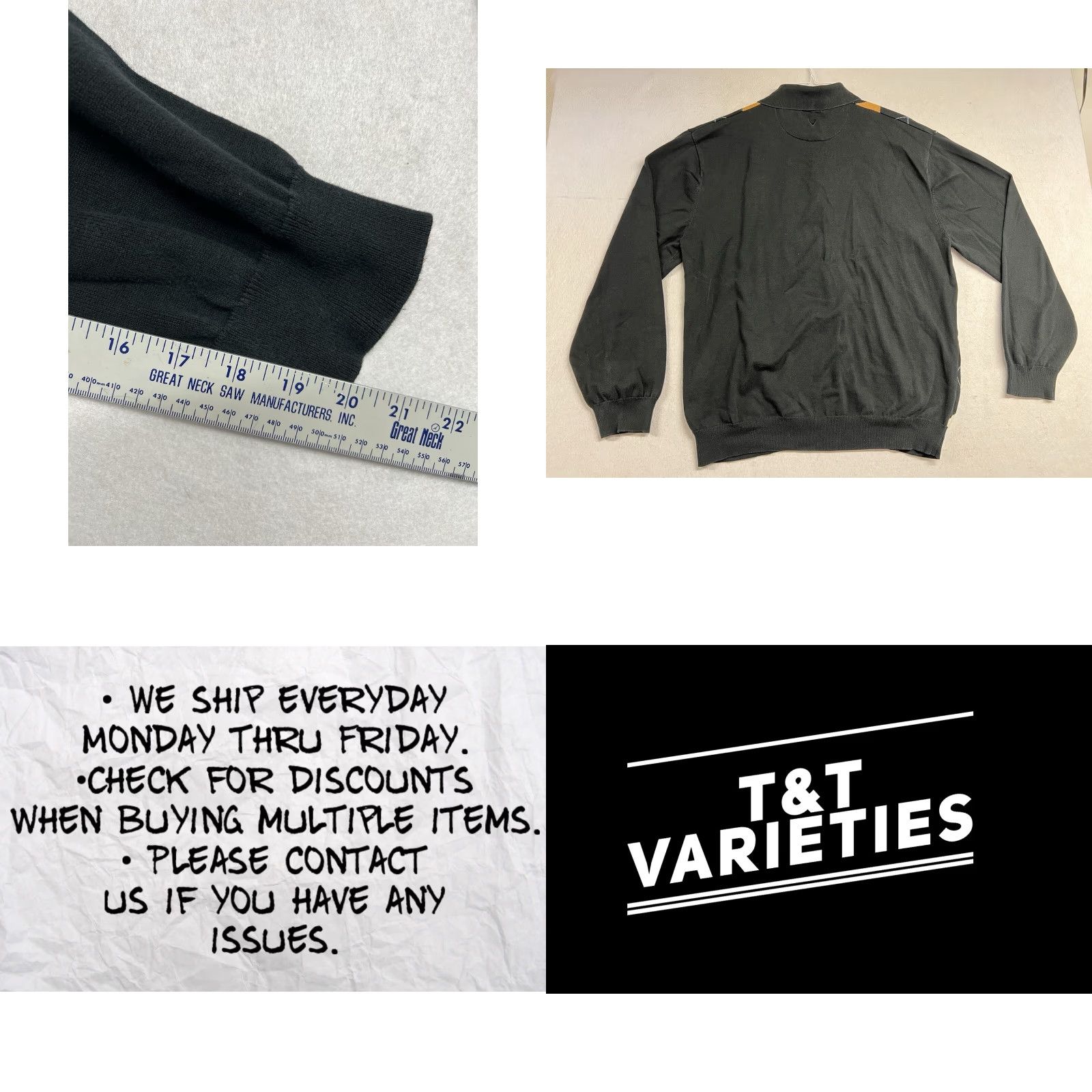 Callaway Golf Black Pullover Sweatshirt XL Men Cotton Blend Long Sleeve Outdoor Sports