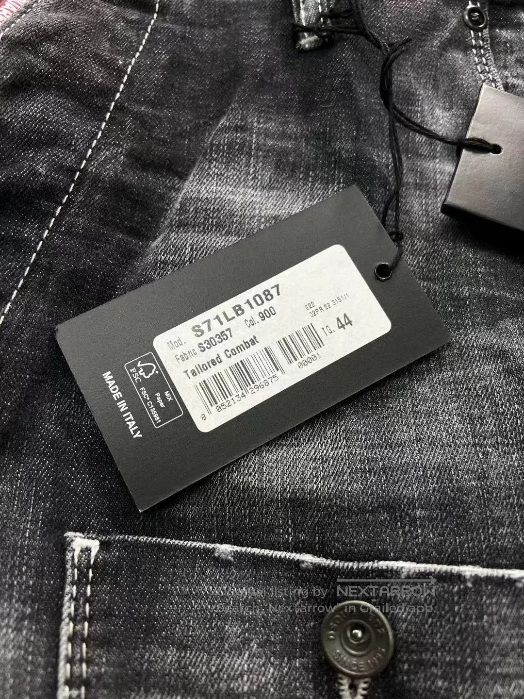 Dsquared2 dsquared2 tailored combat black. Size US 44 / EU 60 - 8 Thumbnail
