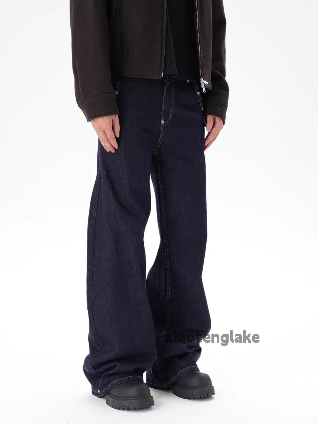 Jean xtl utility punk yuppie vintage loose baggy hiphop jeans Size US 30 / EU 46 - 2 Thumbnail