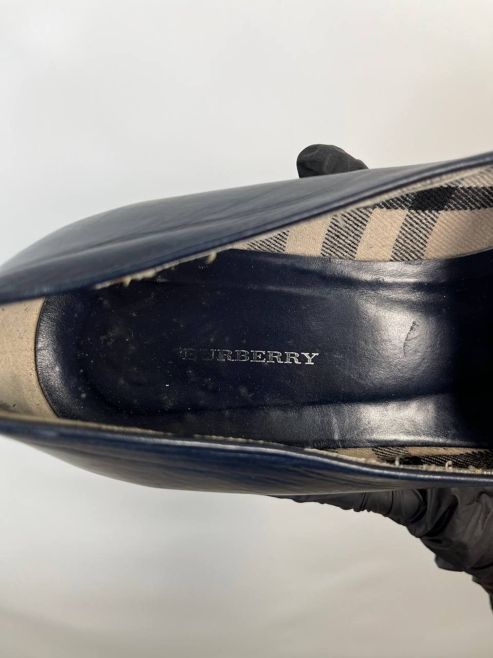 Burberry Burberry Penny Loafers Vintage Blue Leather Size 38 Size US 8 / IT 38 - 4 Thumbnail