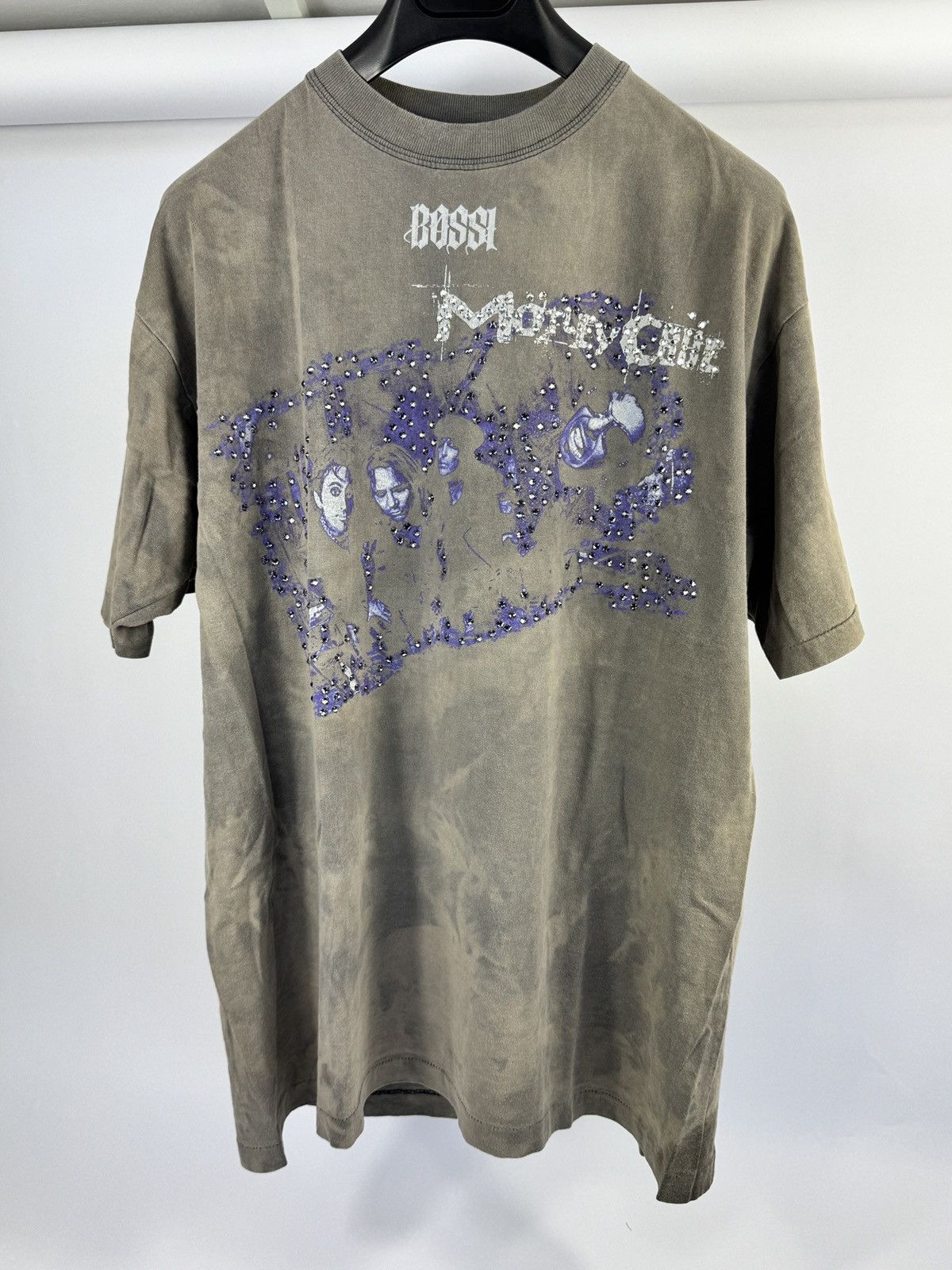 Bossi Sportswear 1/1 RHINESTONE EMBELLISHED VINTAGE T-SHIRT Size US XL / EU 56 / 4 - 1 Thumbnail