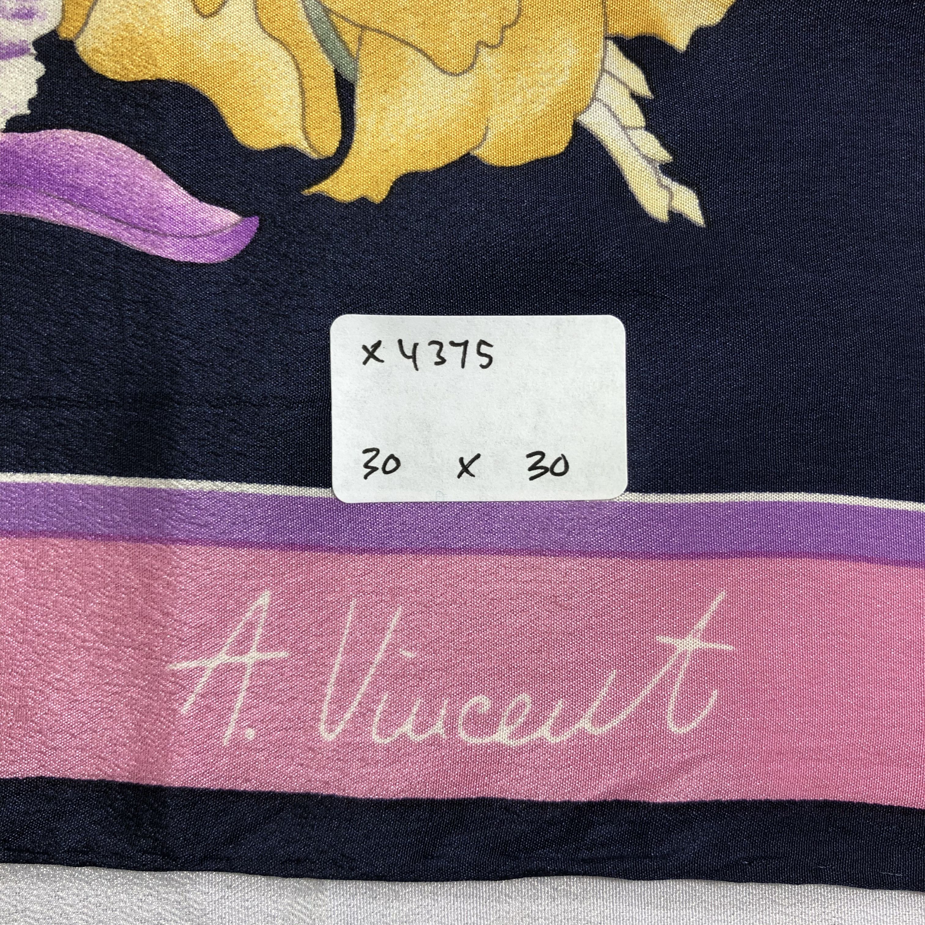 Vintage Vintage A.Vincent Silk Scarf Size ONE SIZE - 6 Thumbnail