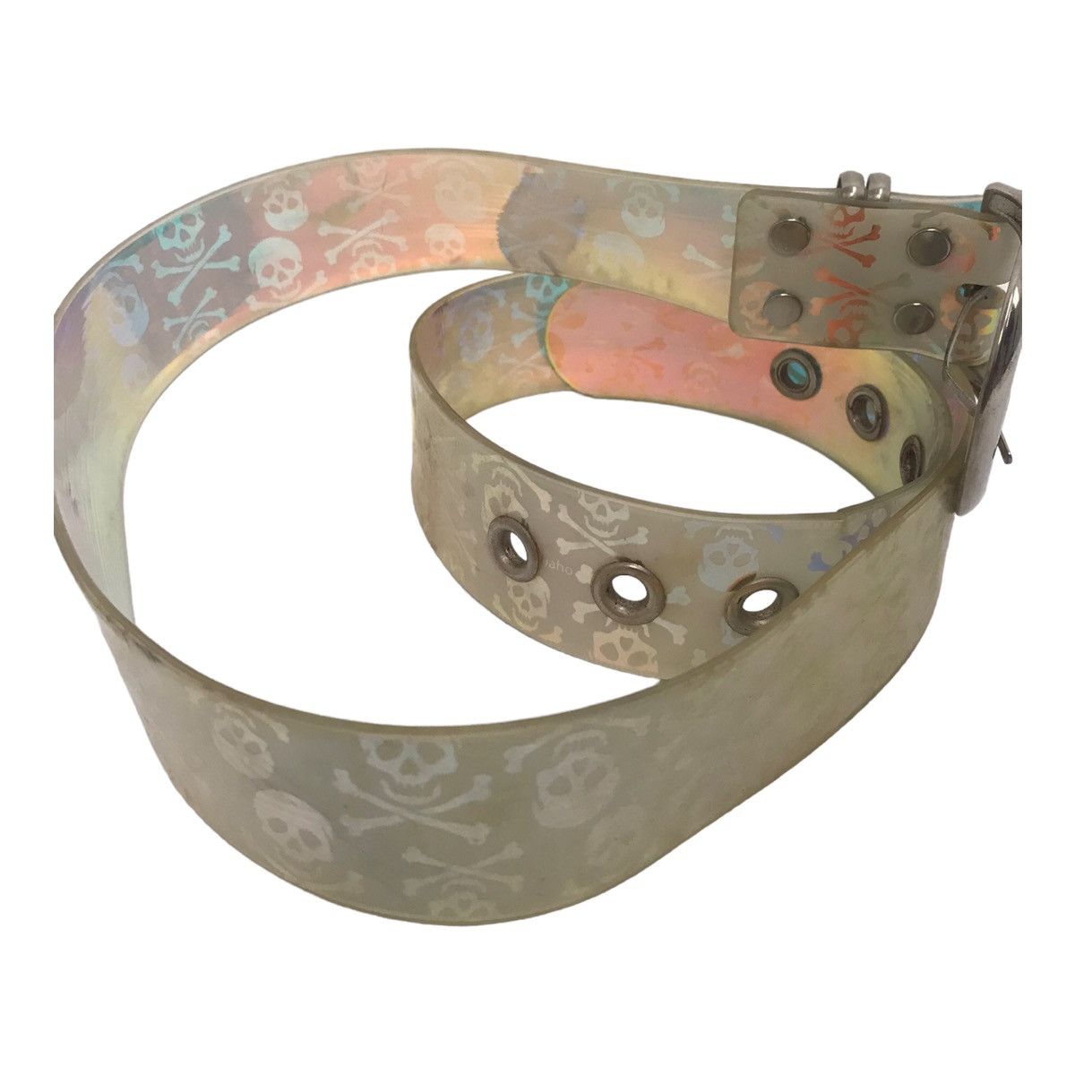 Hysteric Glamour × Vintage Baho Skull Full Print Belt 1.5x41.5 Inches Size ONE SIZE - 2 Thumbnail