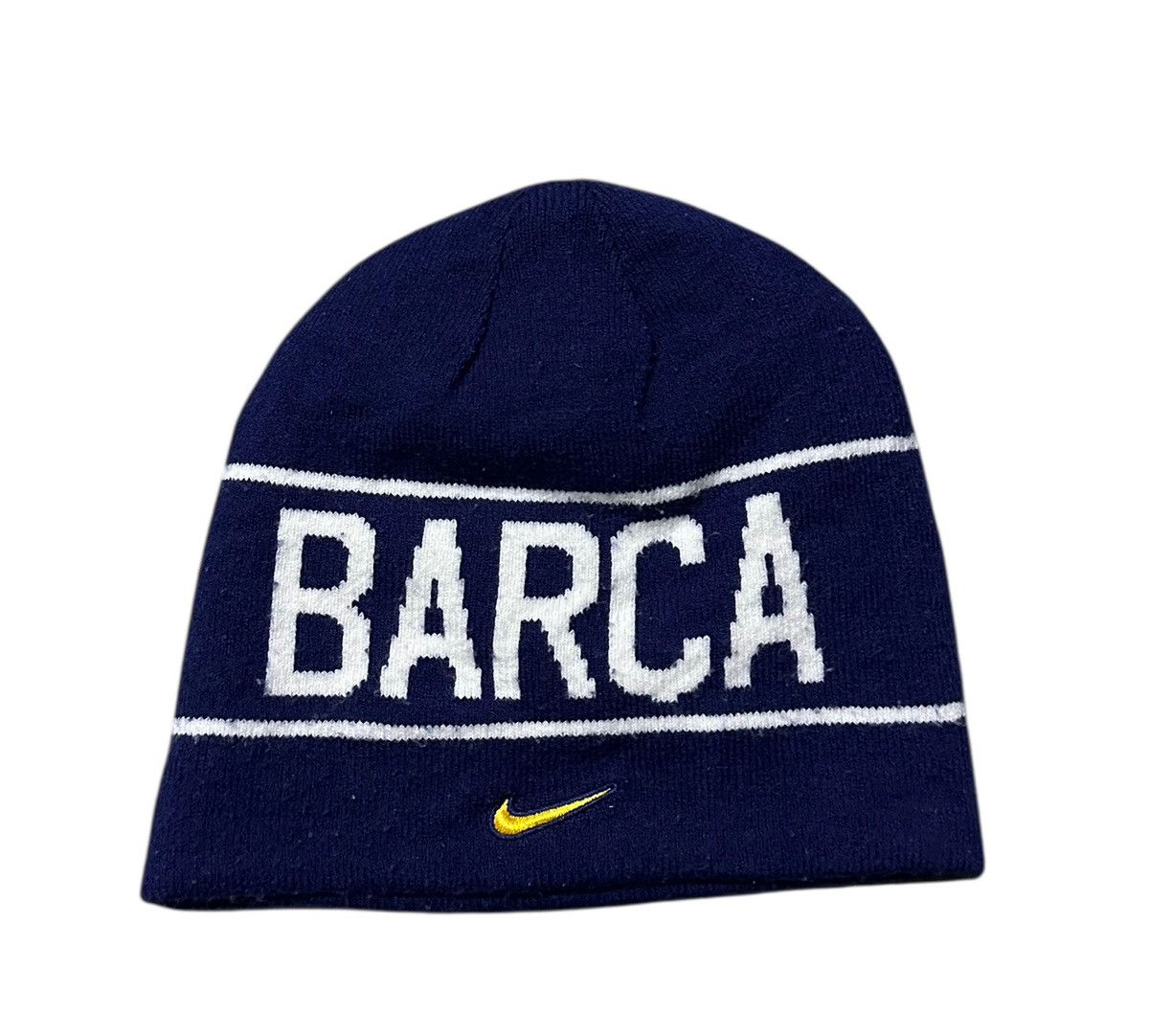 Nike Barcelona football club reversible beanie