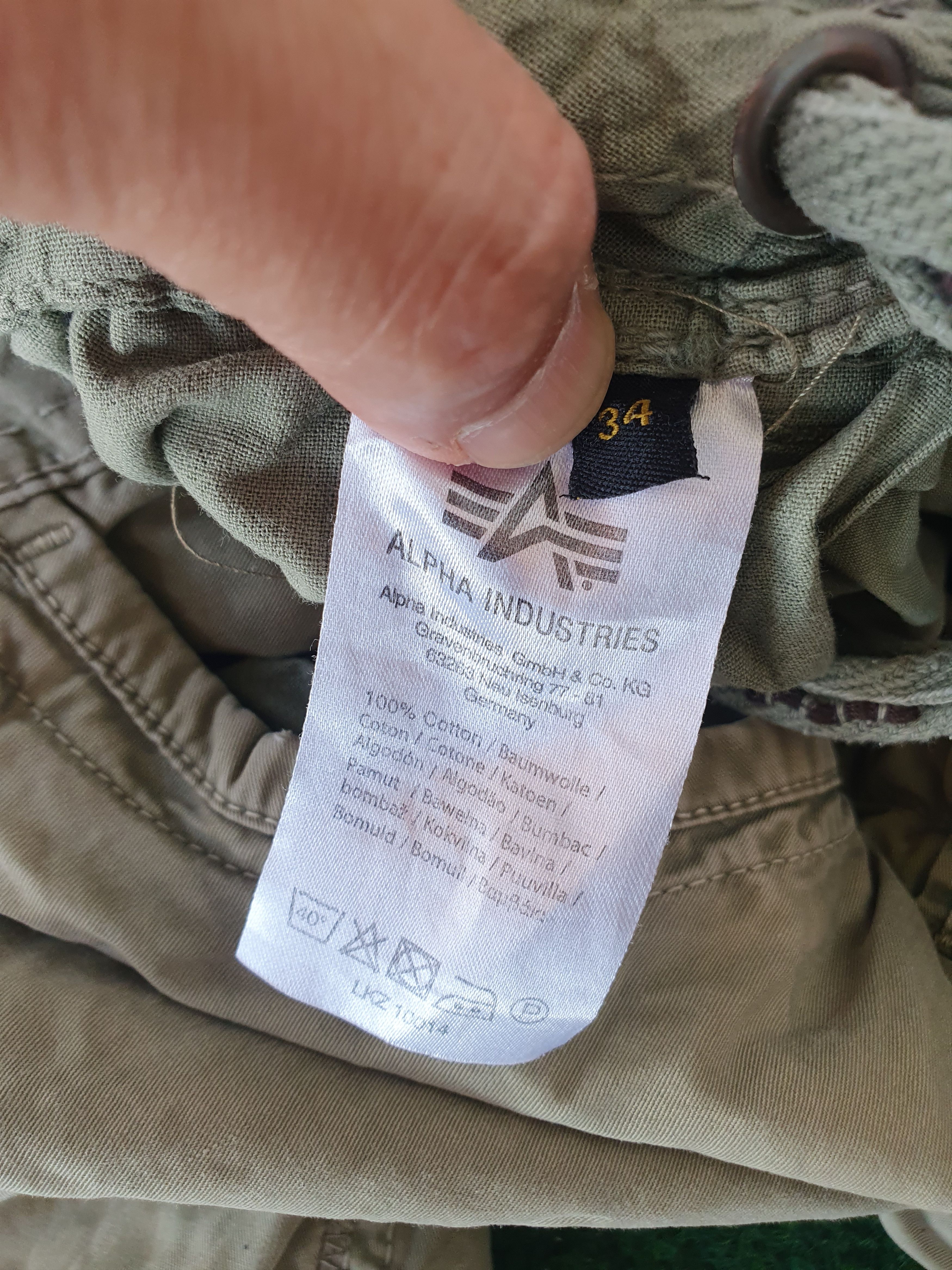 Alpha Industries Alpha Industries Multipocket Military Cargo Shorts sz 34 Size US 34 / EU 50 - 4 Thumbnail
