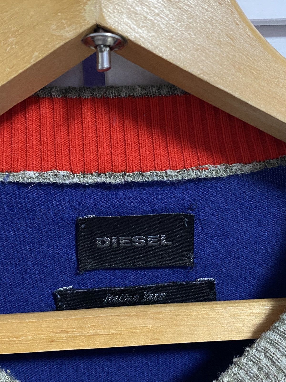 Diesel 😍 Vintage Sweater Diesel Italy Design Knit OldMoney Size US L / EU 52-54 / 3 - 5 Thumbnail