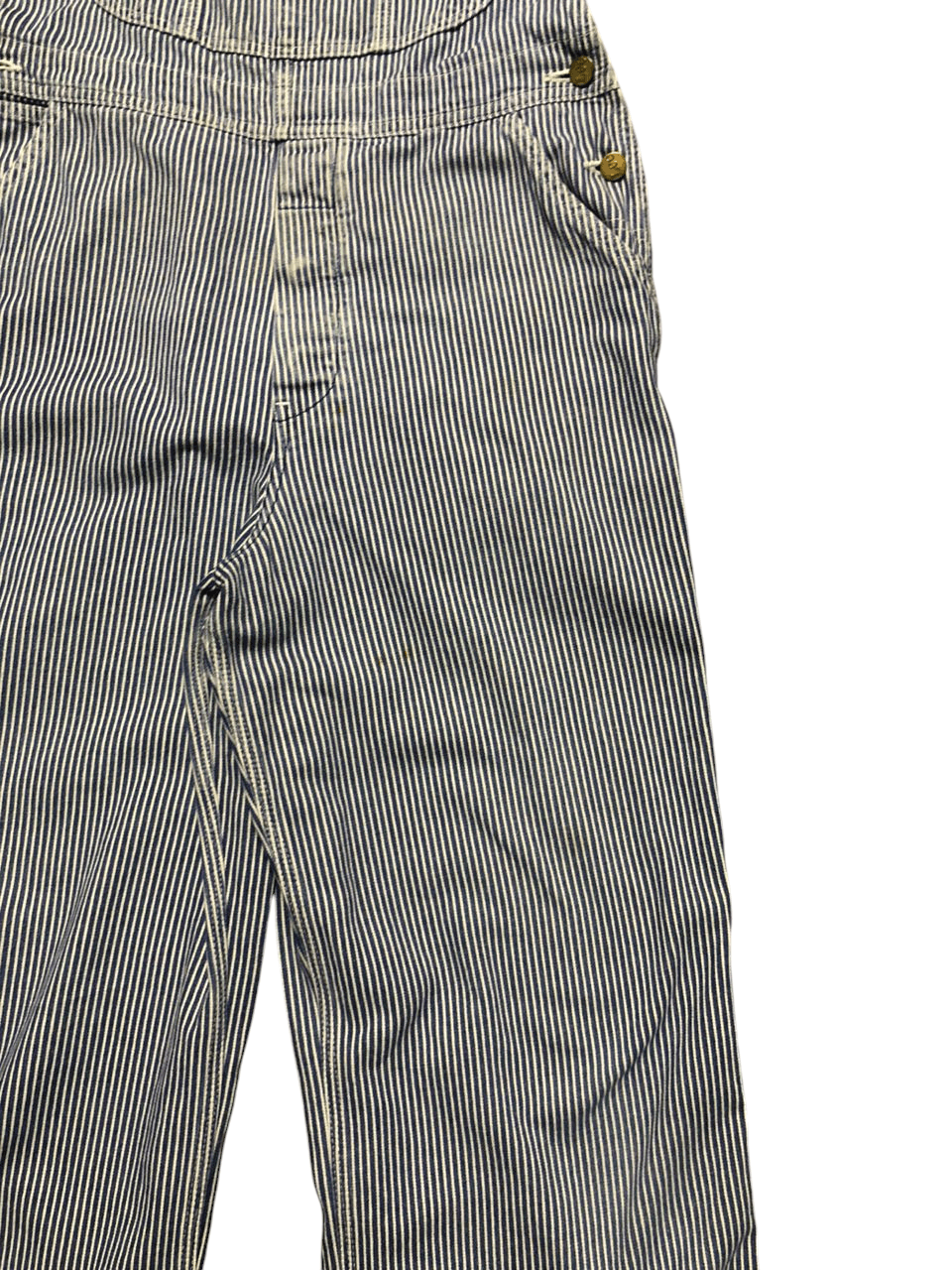 Lee Lee Hickory Jumpsuit Coveralls Workers Size US 32 / EU 48 - 4 Thumbnail