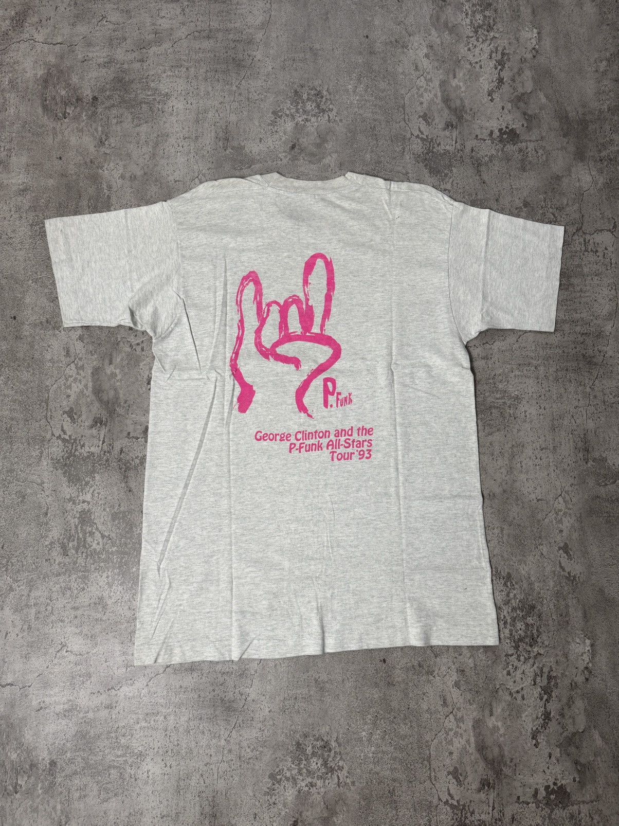 Band Tees VINTAGE 1993 GEORGE CLINTON & P-FUNK ALL STARS TOUR T-SHIRT Size US L / EU 52-54 / 3 - 4 Thumbnail