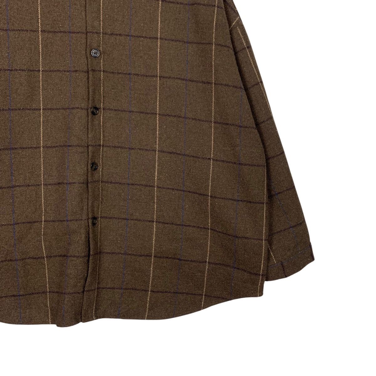 Flannel WEGO Checked Flannel Oversized Button Shirt #2300-C102 Size US L / EU 52-54 / 3 - 4 Thumbnail