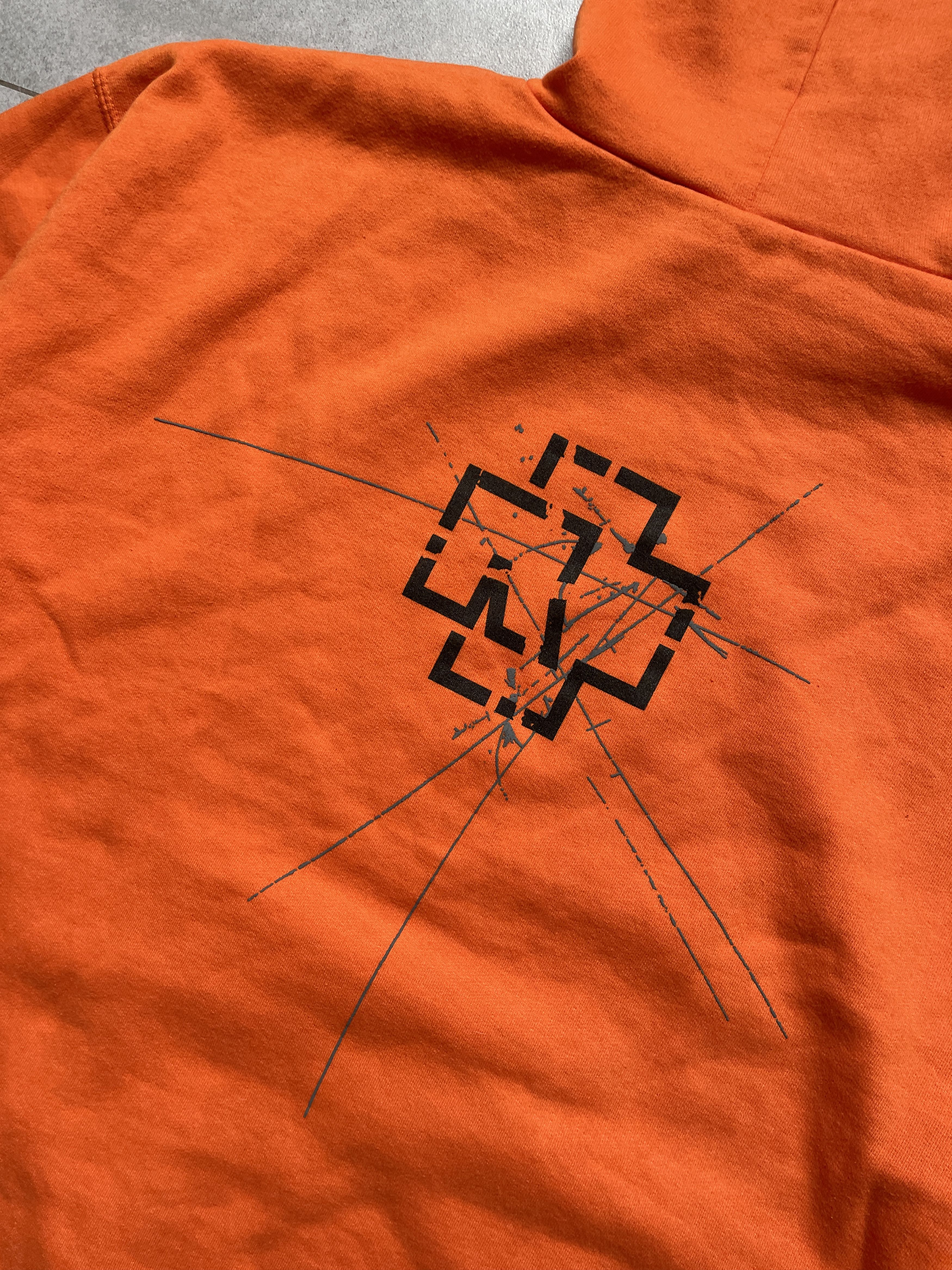 Band Tees RAMMSTEIN ENGEL SEHNSUCHT BOXY VETEMENTS TYPE ORANGE HOODIE Size US XXL / EU 58 / 5 - 8 Thumbnail