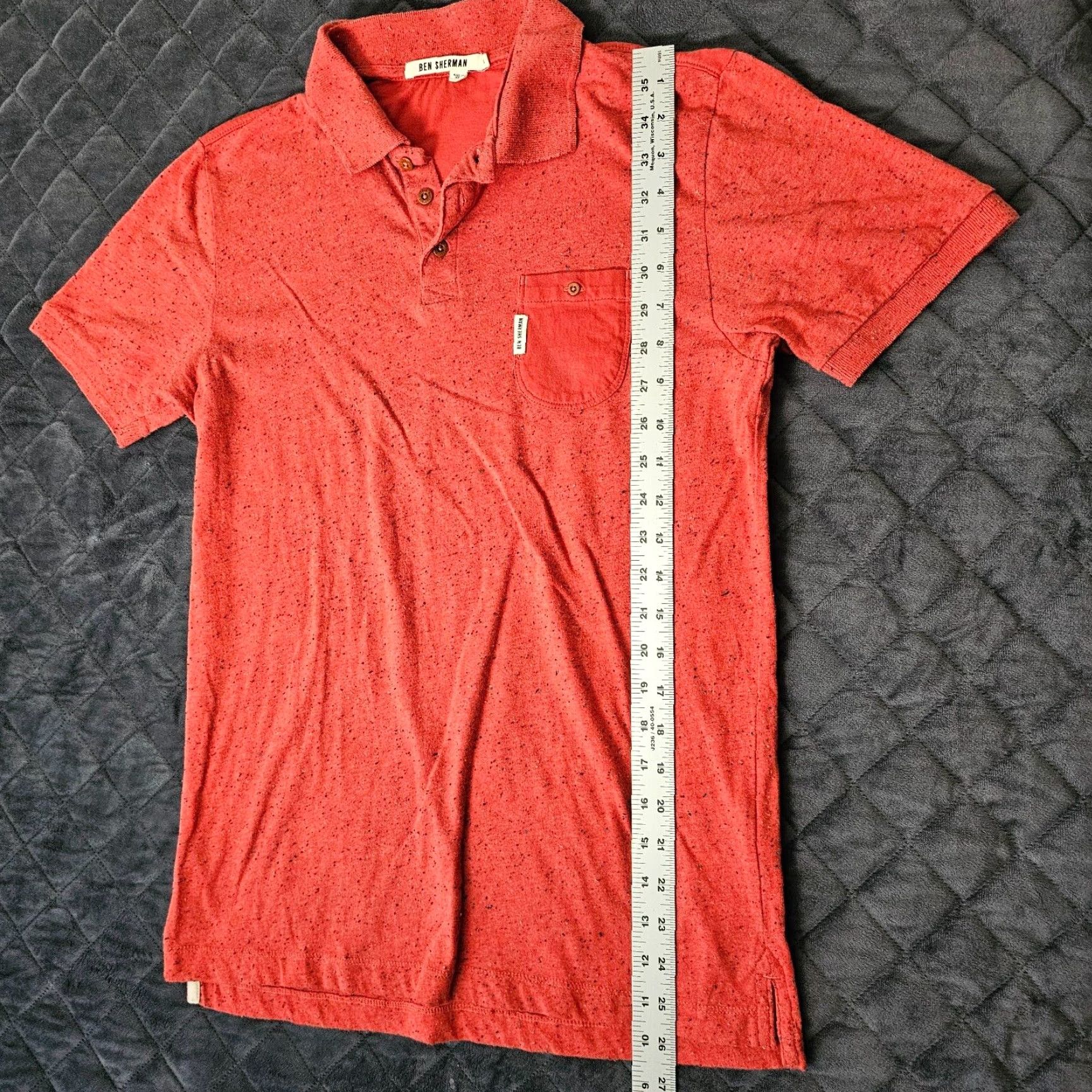Ben Sherman VINTAGE Ben Sherman Polo Shirt Men’s Short Sleeve Casual Cotton Size S Red Spotted Size US S / EU 44-46 / 1 - 4 Thumbnail