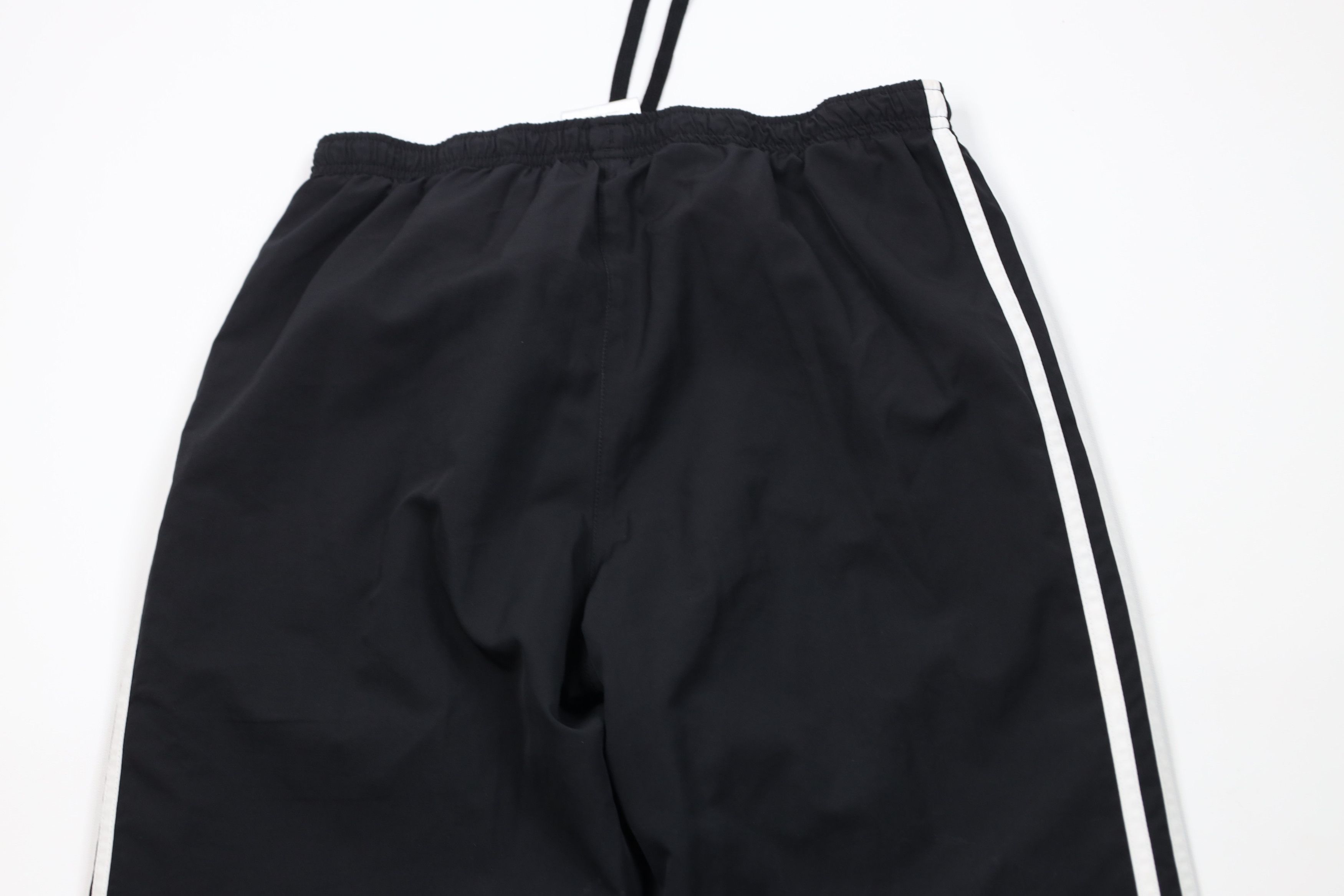 Adidas × Vintage Vintage Adidas Spell Out Striped Lined Windbreaker Pants Size 26" / US 2 / IT 38 - 12 Thumbnail
