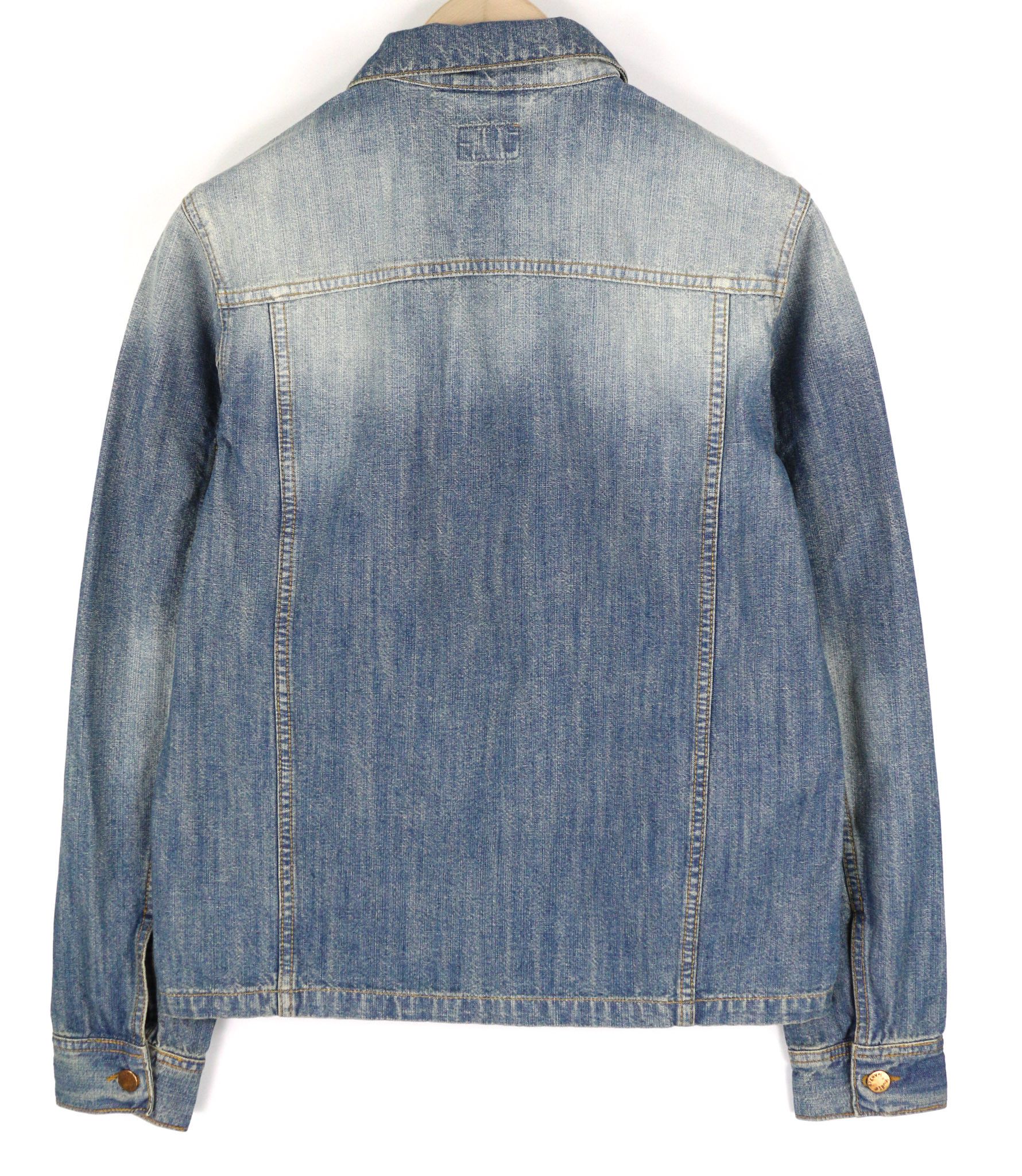 Nudie Jeans RONNY S Indigo Dungaree Polo Neck Logo Denim 81954 Size US S / EU 44-46 / 1 - 2 Thumbnail
