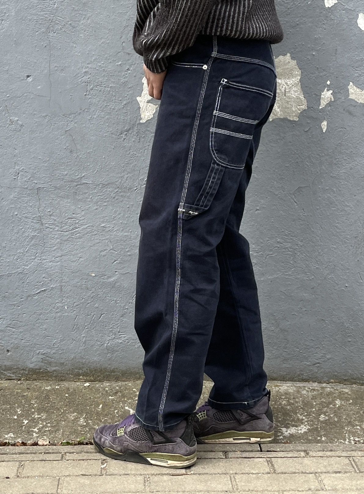 JNCO × Japanese Brand Spliffy Jeans Vintage Cargo Jeans 90s UK baggy Size US 30 / EU 46 - 7 Thumbnail