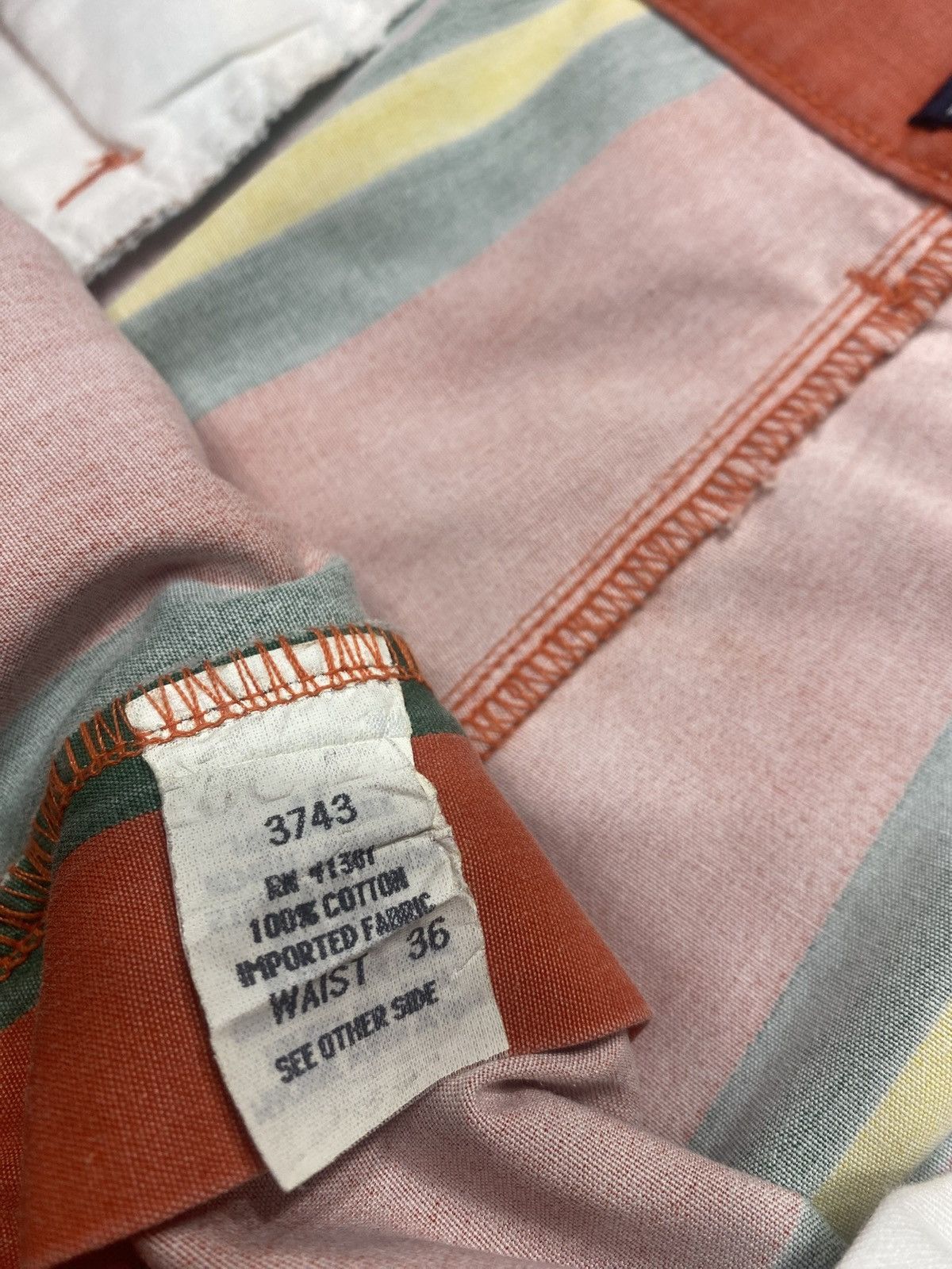 Polo Ralph Lauren 80’s Vintage Polo Ralph Lauren Striped Shorts Size US 36 / EU 52 - 4 Thumbnail