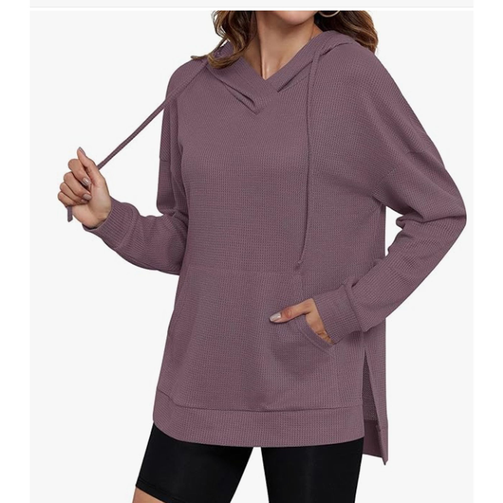 The Unbranded Brand Women's Sweater Mauve SIZE XL Polyester/Spandex Size XL / US 12-14 / IT 48-50 - 5 Thumbnail