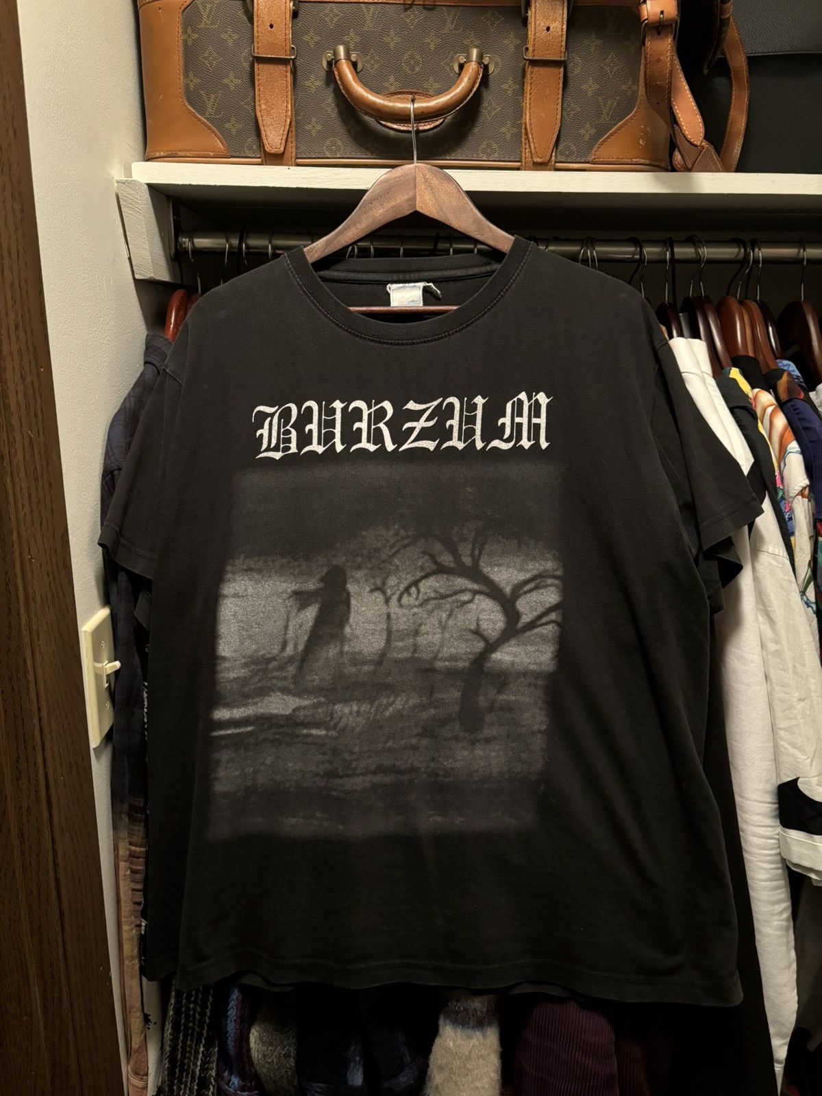 Band Tees Vintage 90s Burzum When The Night Falls Tee Size US L / EU 52-54 / 3 - 1 Thumbnail