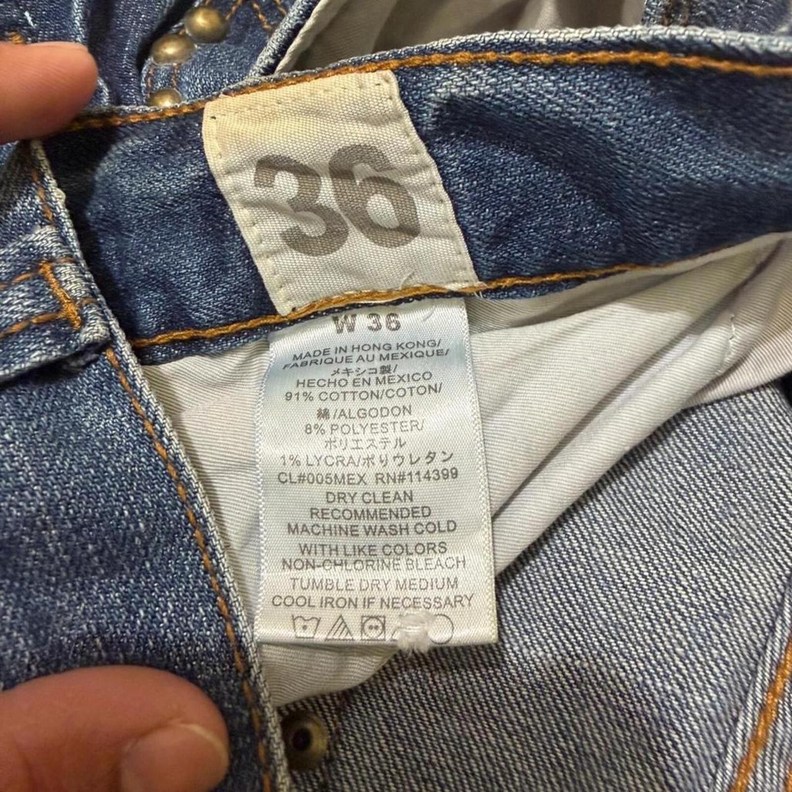 Taverniti Vintage Y2K Taverniti So Jeans Size 35" - 8 Thumbnail