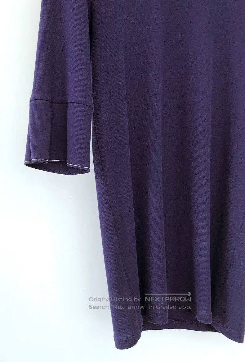 Brunello Cucinelli Brunello Cucinelli Beaded Collar Bud Neck T-Shirt Size L / US 10 / IT 46 - 5 Thumbnail