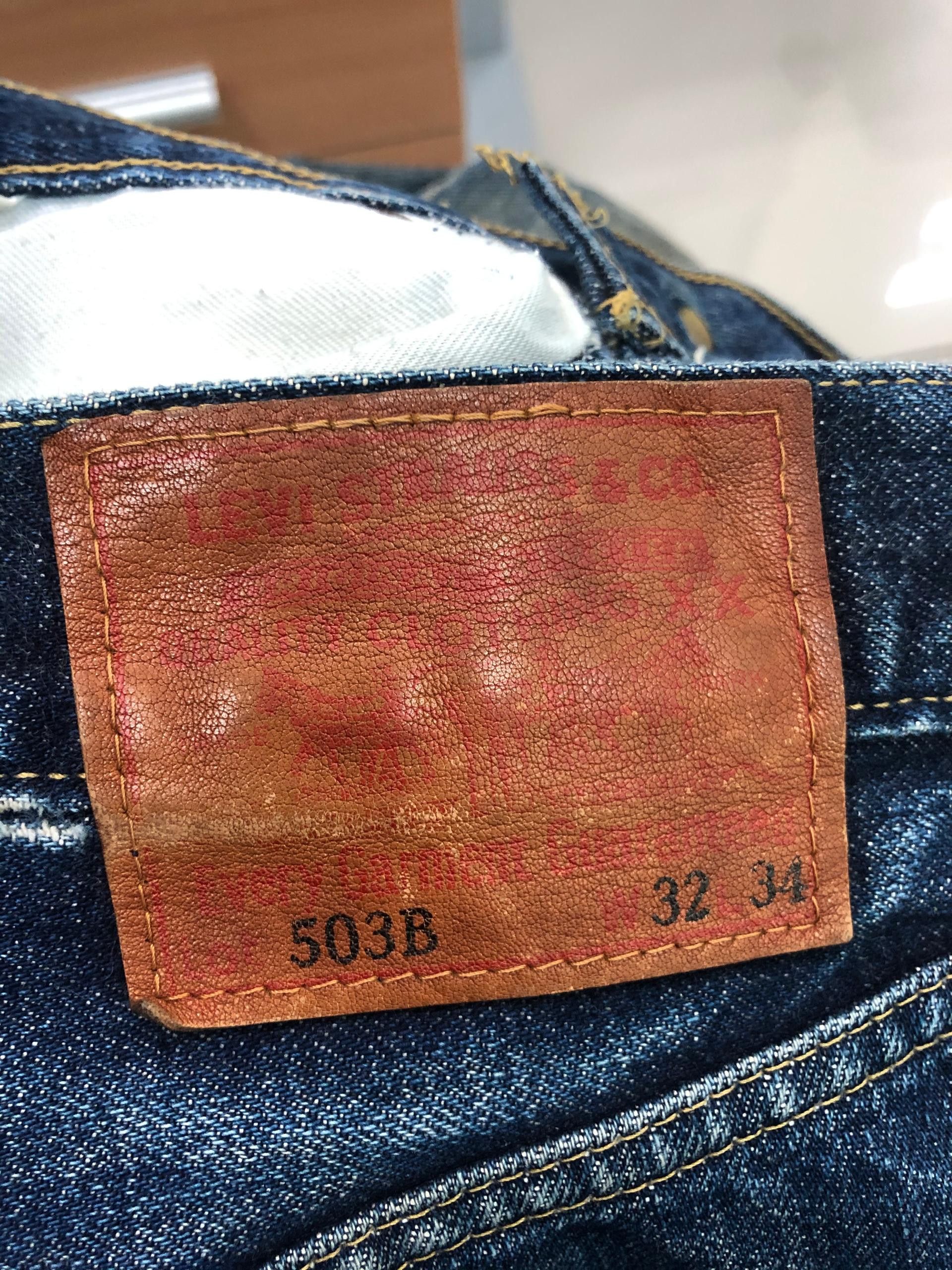 4GSELLER × Levi's Levi's 503 Selvedge denim 5 button distress made in Japan Size US 32 / EU 48 - 18 Thumbnail