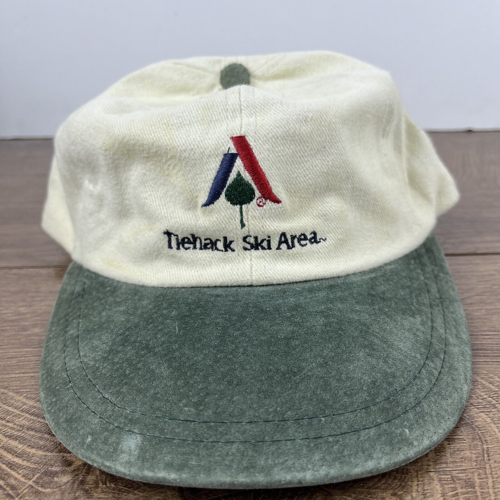 Other Tiehack Ski Area Hat Tiehack Tan Brown Hat Adjustable Adult Size ONE SIZE - 4 Thumbnail