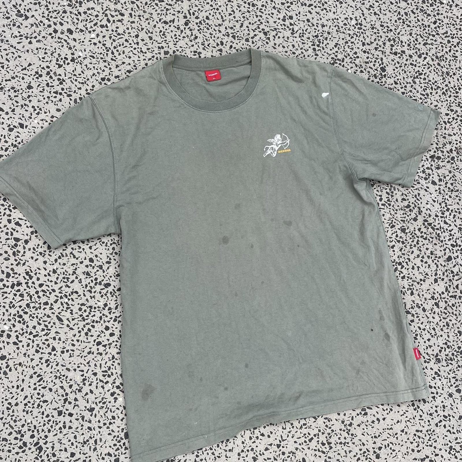 Designer Green Worship Tee 👕 Size US XL / EU 56 / 4 - 4 Thumbnail