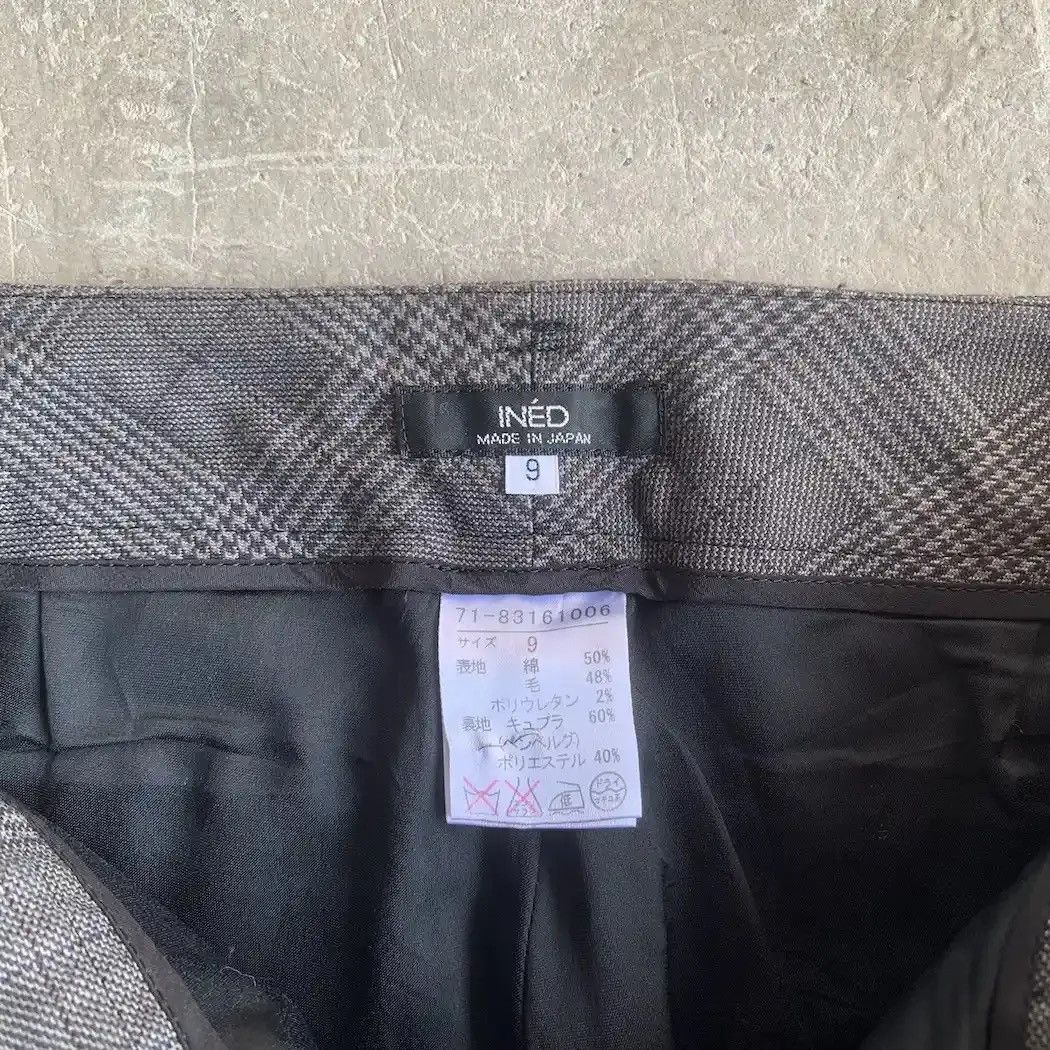 Other Ined Homme By Yohji Yamamoto Check Baggy Wide Leg Pants Size US 29 - 8 Thumbnail