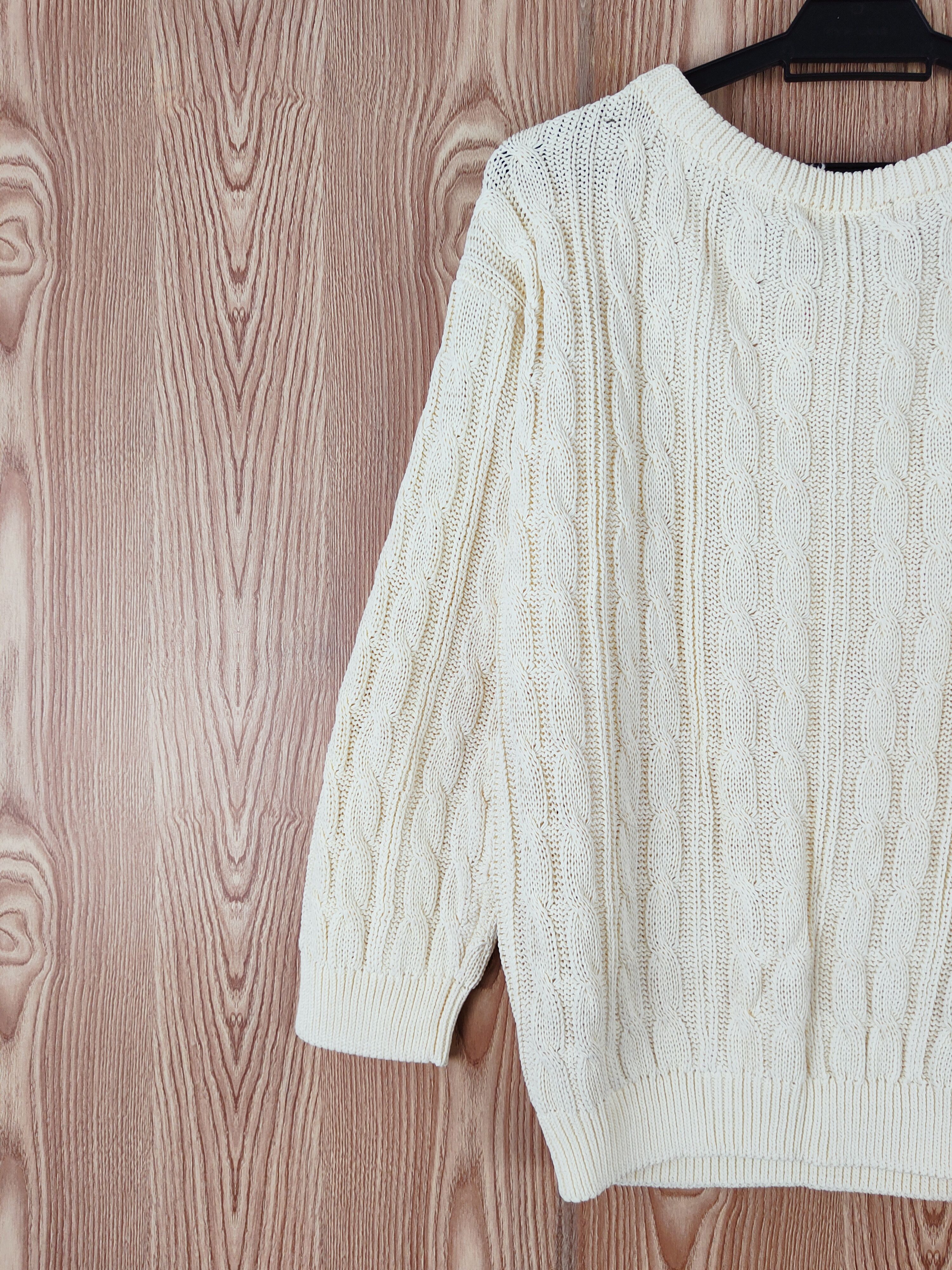 Aran Isles Knitwear × Japanese Brand × Vintage Pinky&Dianne Yellow Knitwear Sweatshirts #W878 Size M / US 6-8 / IT 42-44 - 8 Thumbnail