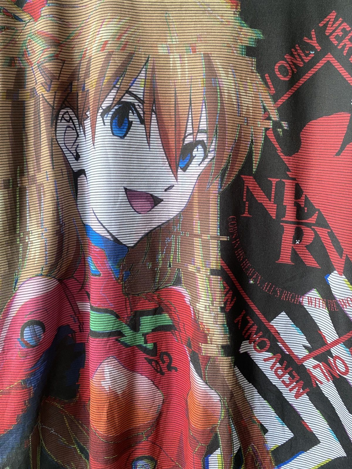 Anime × Japanese Brand Vintage Anime Japan Nerv Evangelion Fullprint Shirt Size US L / EU 52-54 / 3 - 7 Thumbnail
