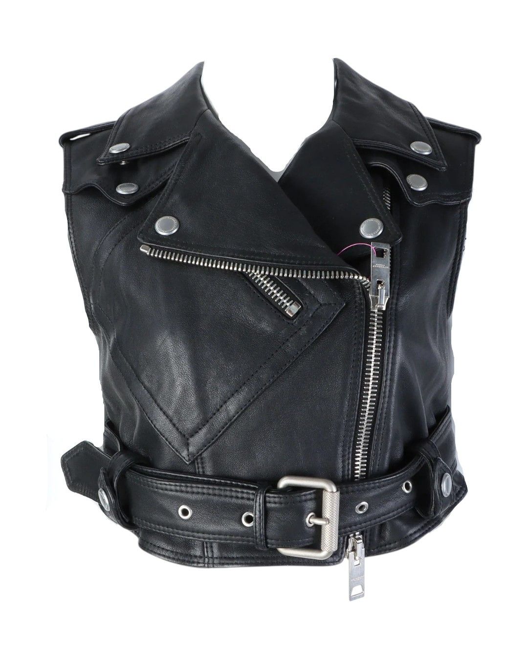 Burberry Prorsum RARE PRORSUM LEATHER VEST BY CHRISTOPHER BAILEY Size XS / US 0-2 / IT 36-38 - 1 Thumbnail