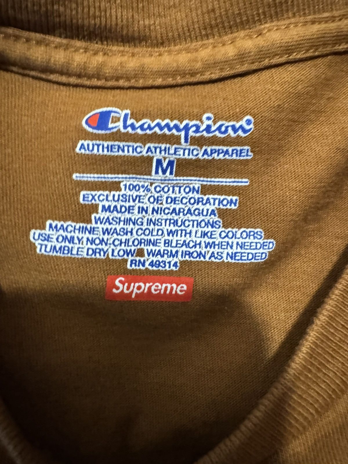 Champion × Supreme Supreme Champion Stacked C L/S Tee Size US M / EU 48-50 / 2 - 5 Thumbnail