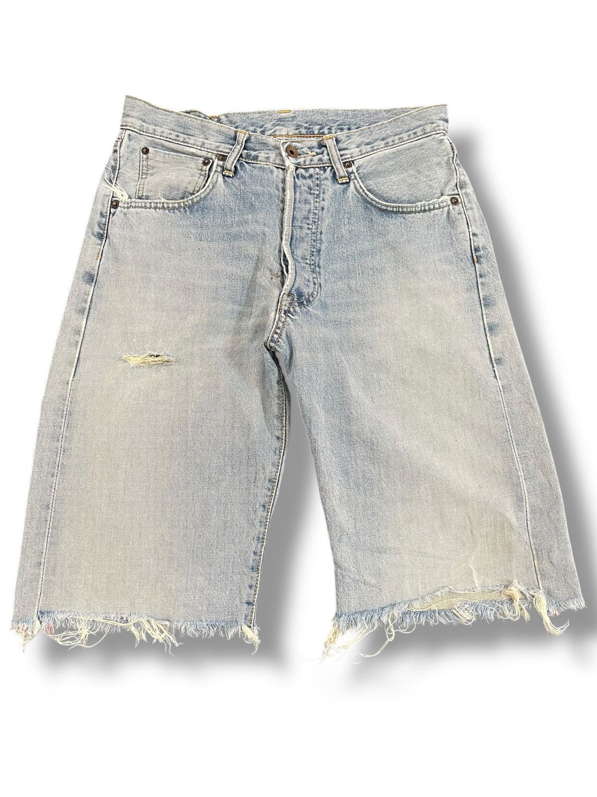 Vintage Edwin 505x Selvedge Cut Off Shorts Denim