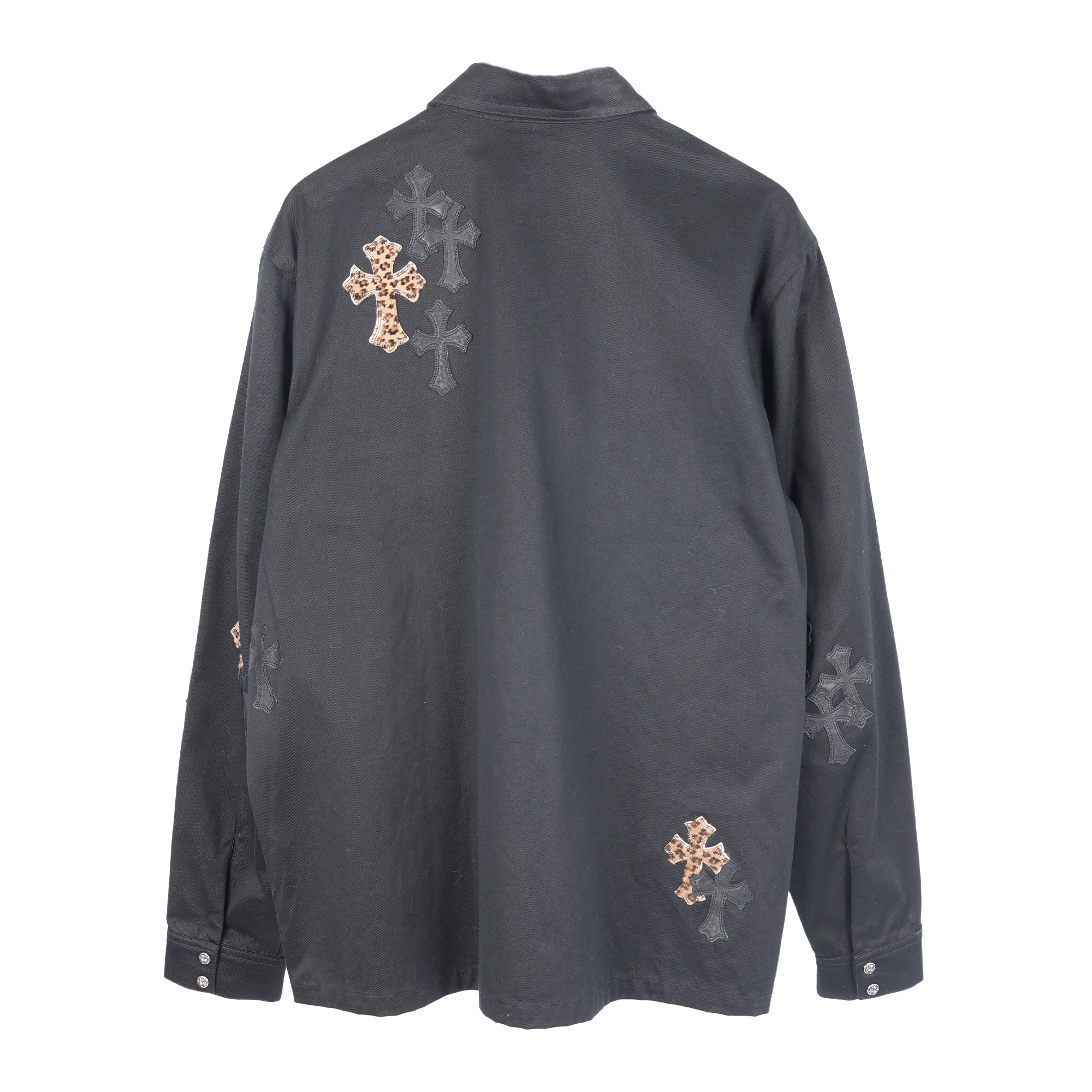 Chrome Hearts CHROME HEARTS CHEETAH PATCH WORK JACKET Size US XXL / EU 58 / 5 - 2 Thumbnail