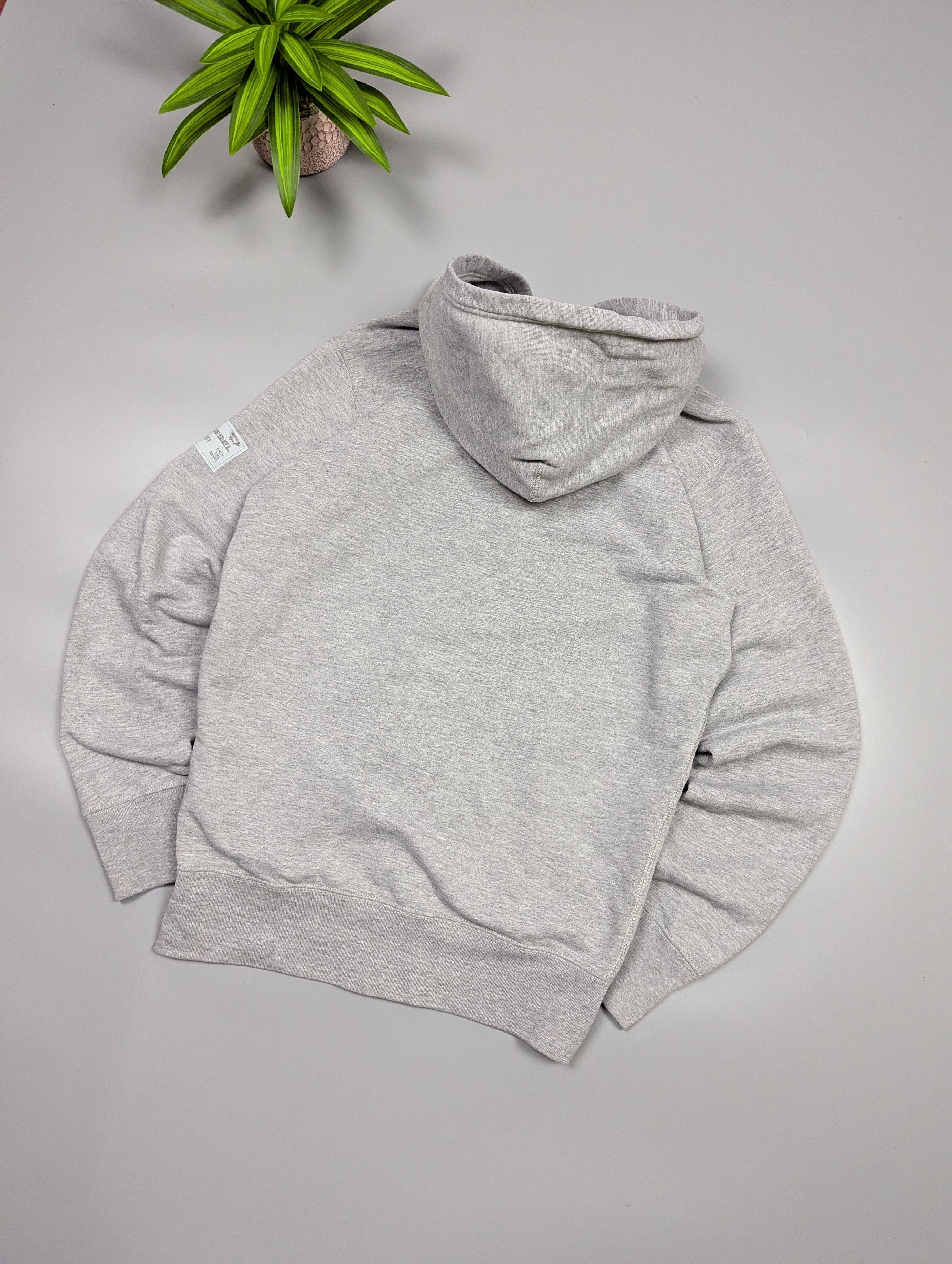 Diesel Diesel Archive Y2K Grey Zip Up Hoodie Minimalist Sleeve Size US M / EU 48-50 / 2 - 14 Thumbnail
