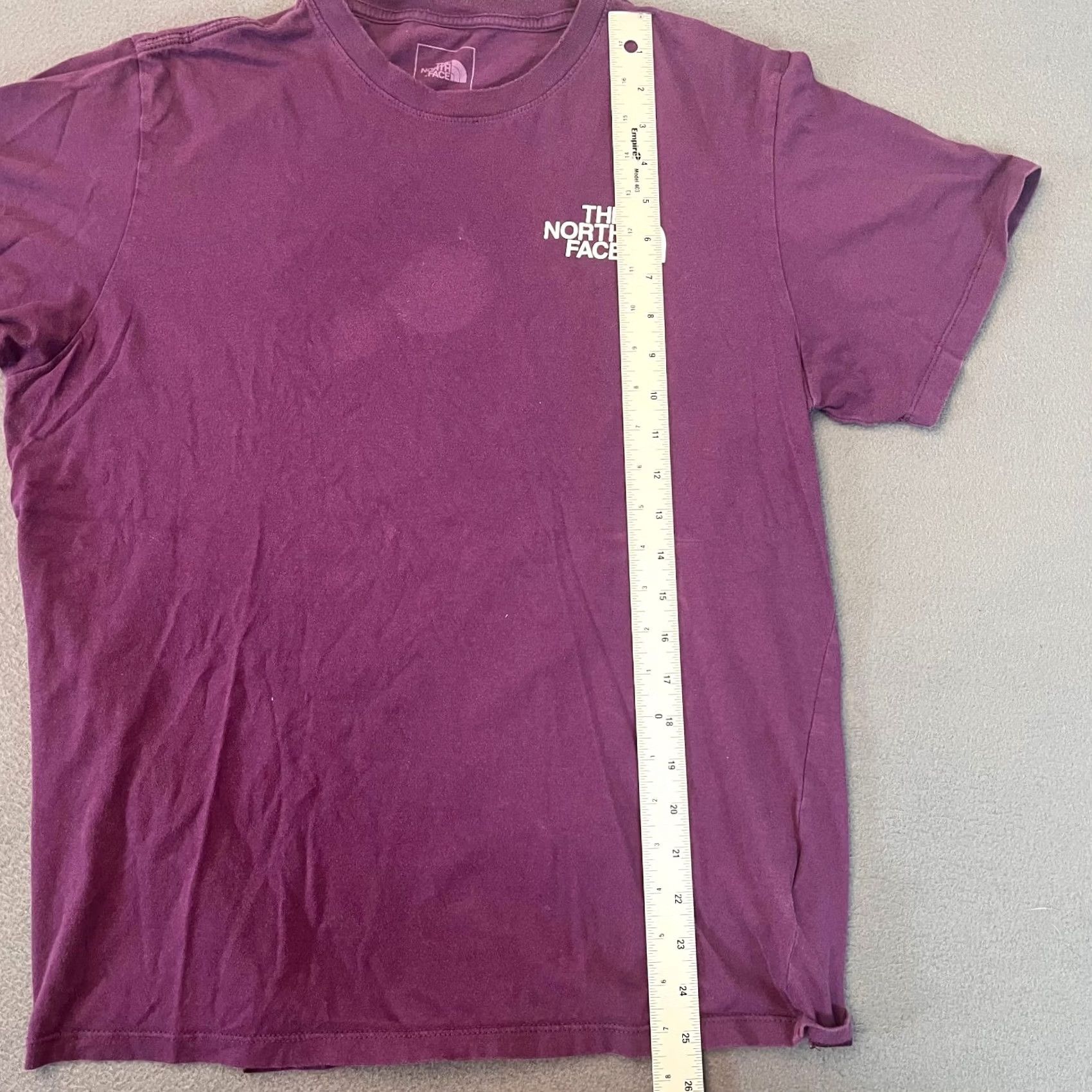 The North Face The North Face Mens Box NSE S/S Tee T-shirt Purple Men Medium Never Stop Exploring Logo Crew Neck Short Sleeve Cotton All Seasons Shirt Size US M / EU 48-50 / 2 - 7 Thumbnail