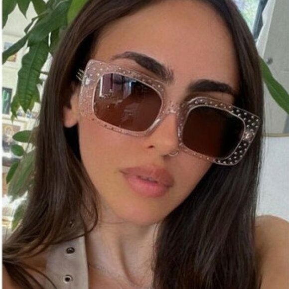 Celine 🕶️ New Celine CL4213IS 27E Crystal Sunglasses Size ONE SIZE - 2 Thumbnail