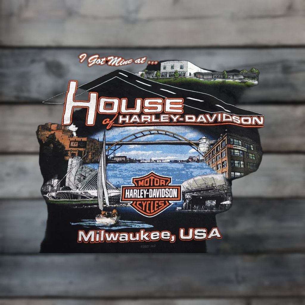 Harley Davidson Harley-Davidson Shirt Mens Medium Black USA Milwaukee House Of Harley-Davidson Size US M / EU 48-50 / 2 - 1 Thumbnail