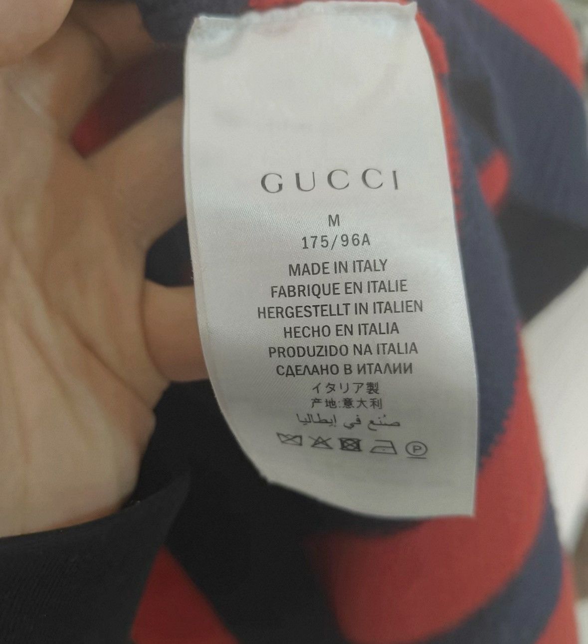 Gucci Gucci Gucci Striped Logo Bee Sweater Red and Blue -2506 Size US M / EU 48-50 / 2 - 4 Thumbnail