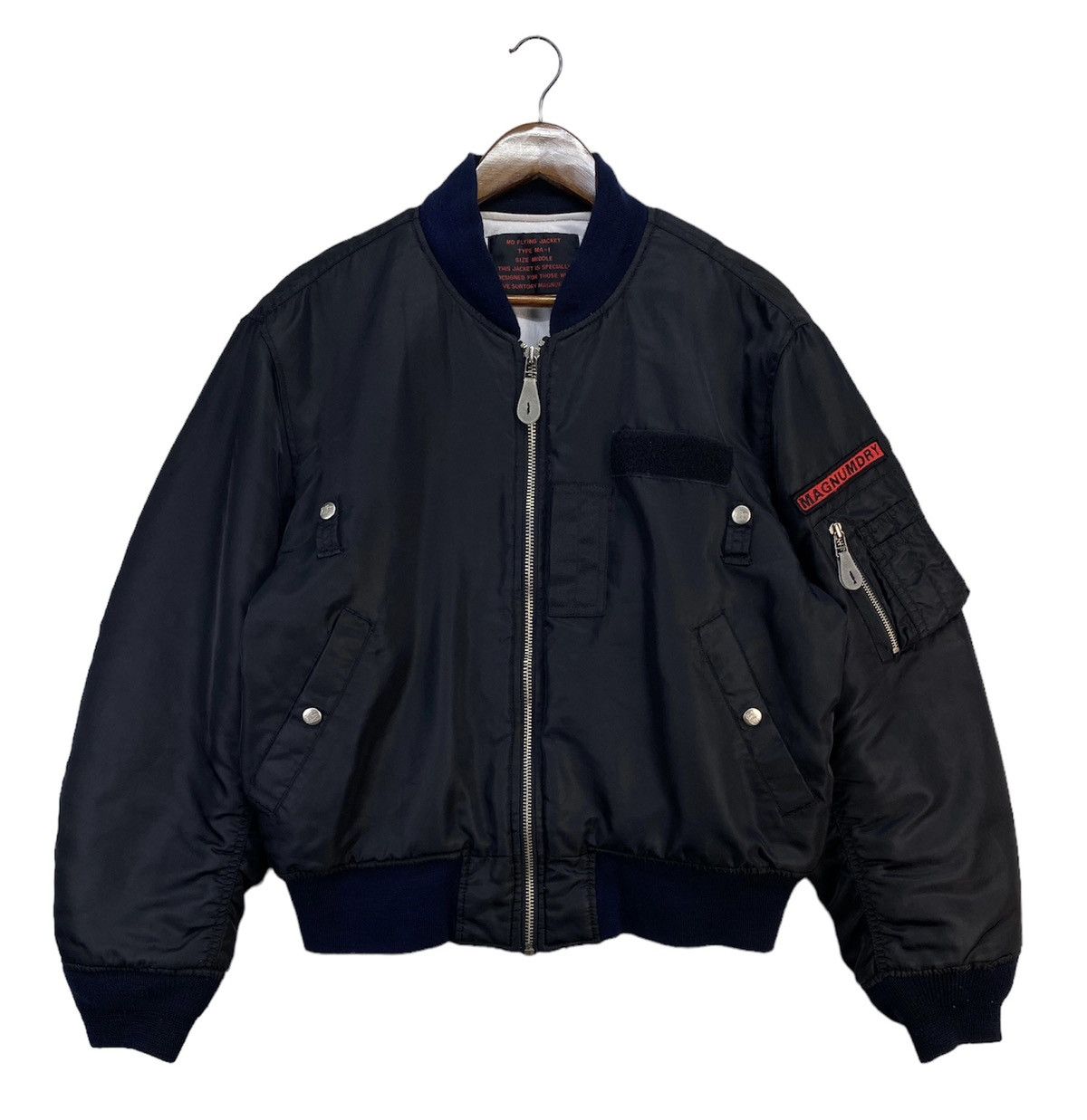 Japanese Brand Magnum Dry Bomber Jacket Size US L / EU 52-54 / 3 - 1 Thumbnail