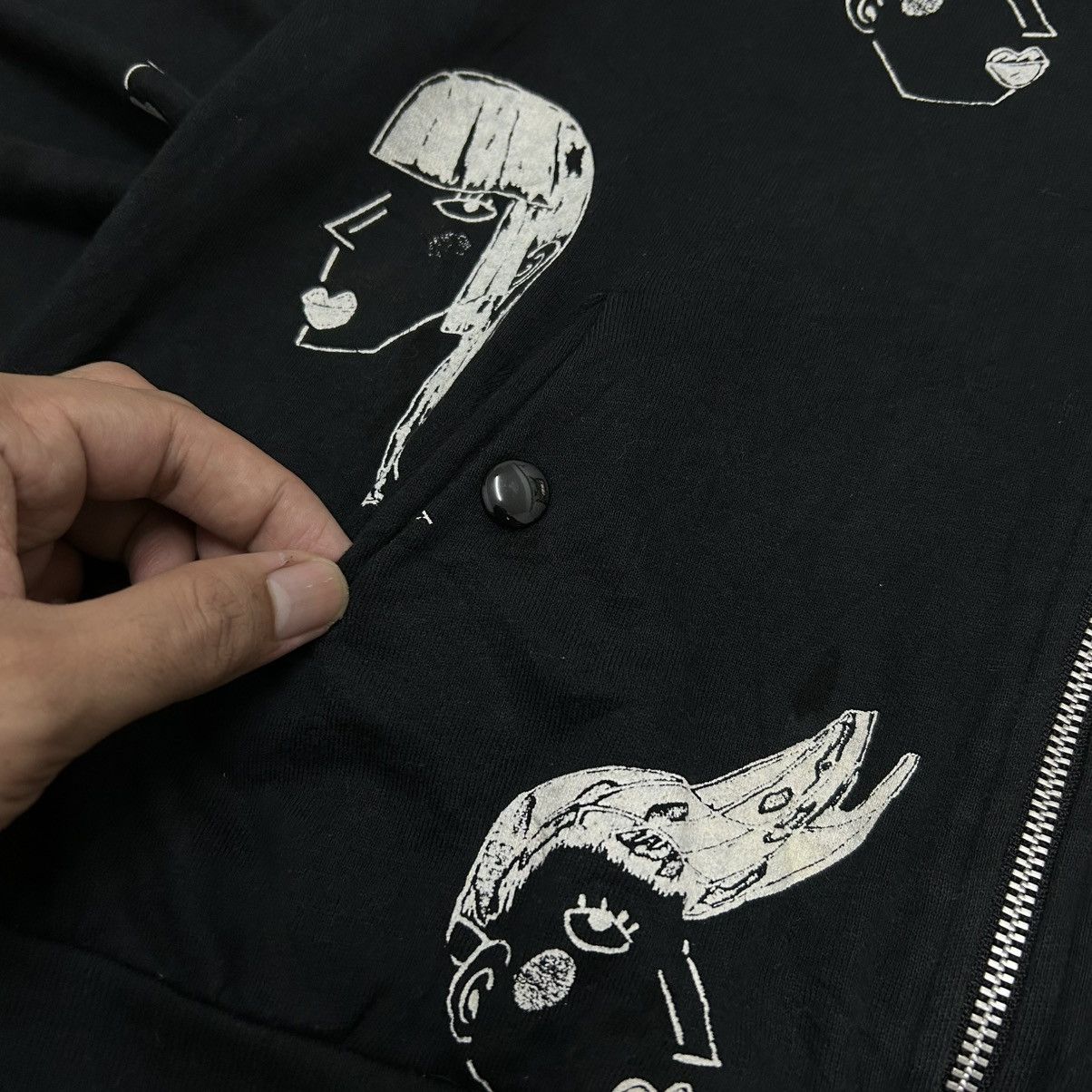 Japanese Brand Vintage Japanese Malko Malka by Yuri&Chika Zipped Sweatshirt Size US M / EU 48-50 / 2 - 13 Thumbnail