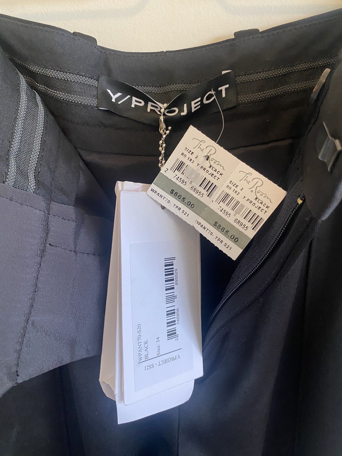 Y/Project Y/Project Stirrup Black Pants Sky Trousers Rise Size 24" / US 00 / IT 34 - 3 Thumbnail