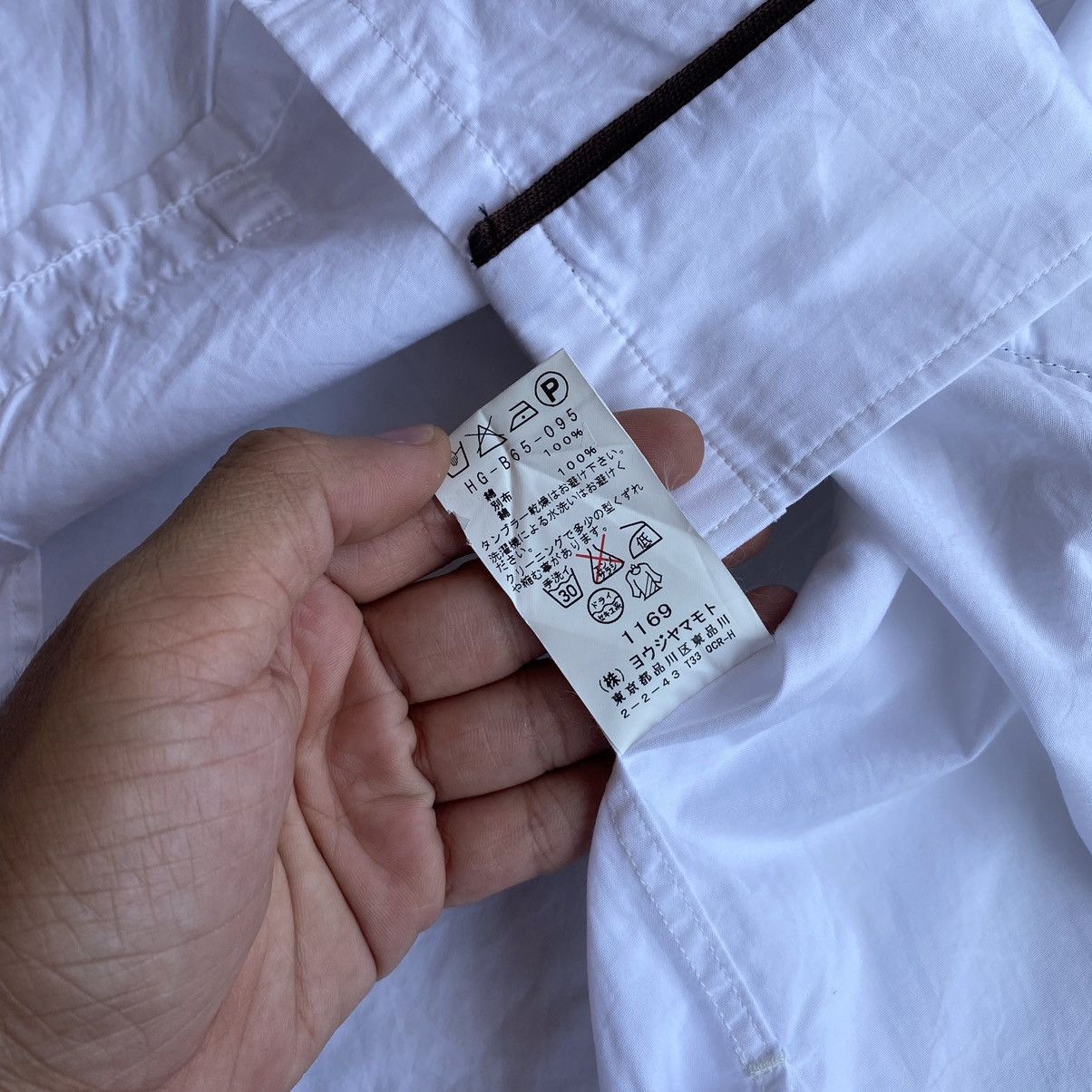 Yohji Yamamoto Yohji Yamamoto Pour Homme Line Open Collar Shirts Size US L / EU 52-54 / 3 - 7 Thumbnail