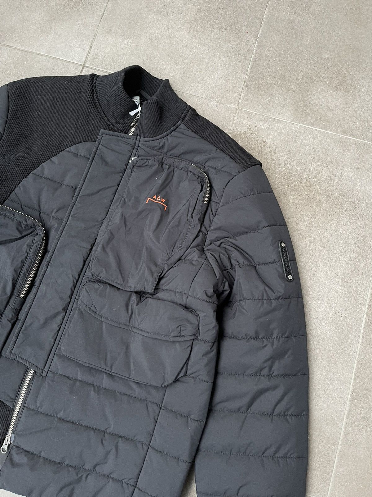 A-COLD-WALL* !DS! A-COLD-WALL* Asymmetric Technical Padded Black Jacket Size US M / EU 48-50 / 2 - 11 Thumbnail