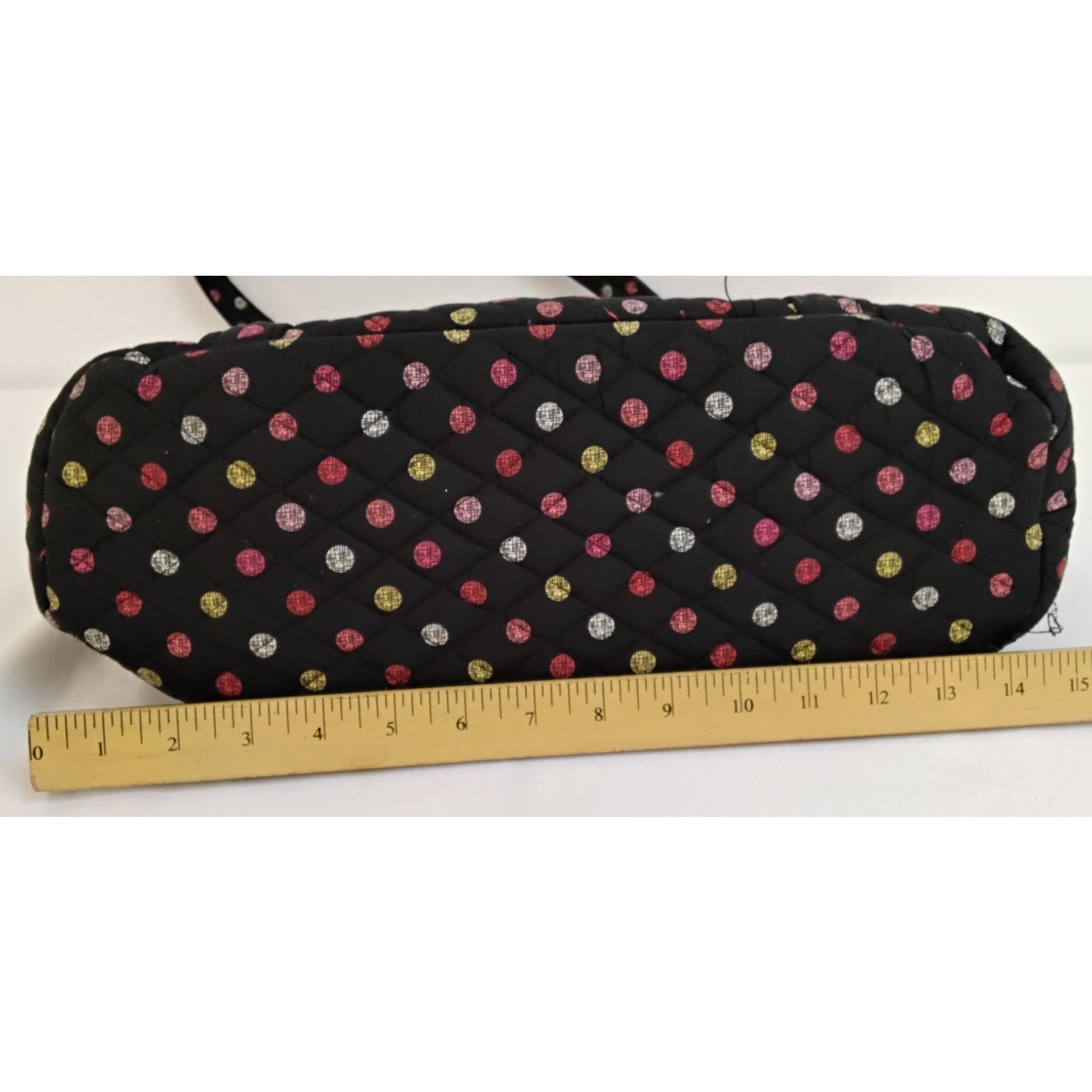 Vera Bradley Vera Bradley Tote Bag Work Shoulder Bag Black Havana Dots Size ONE SIZE - 15 Thumbnail