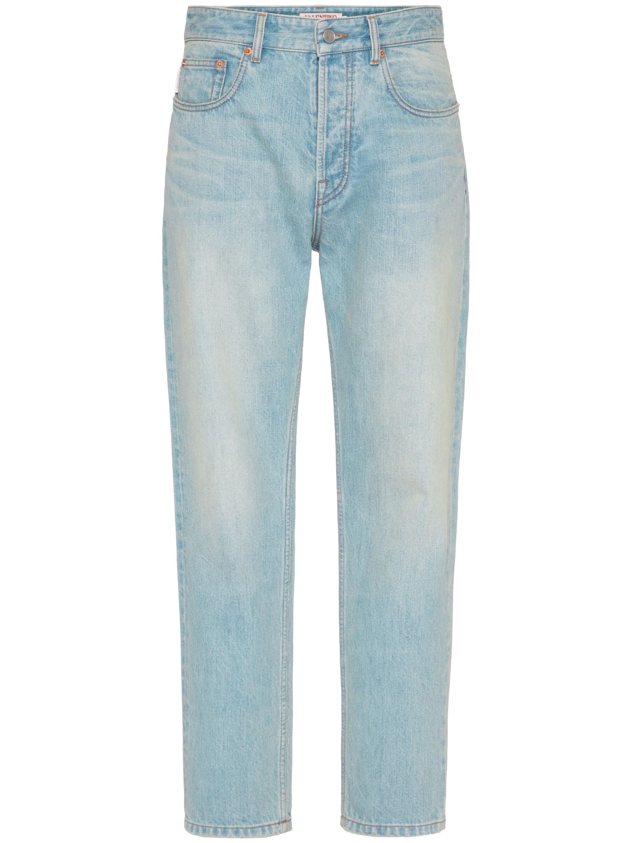 Valentino o1y0525 Denim Pant in Light Blue Size US 32 / EU 48 - 1 Thumbnail