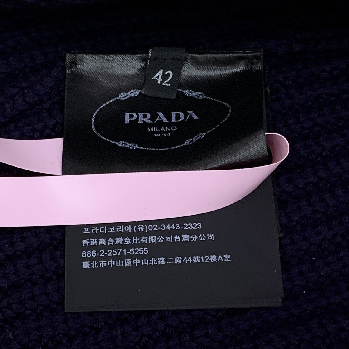 Prada Prada 23FW Dark Purple Gold Button Knit Mini Skirt K26WX Size 28" / US 6 / IT 42 - 8 Thumbnail