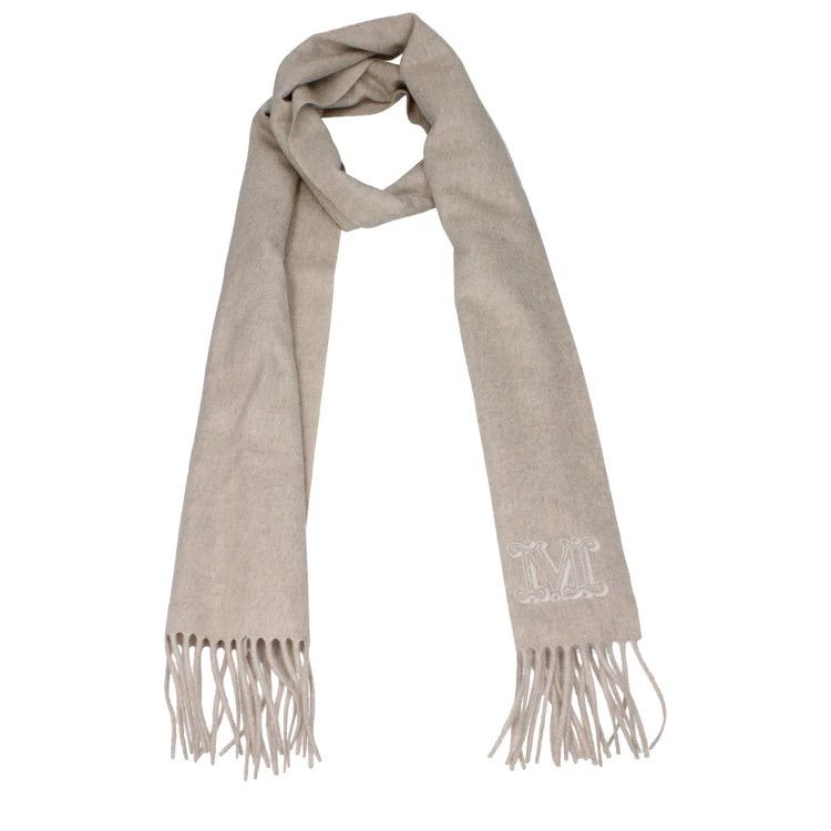 Max Mara ob1o1e1124 Size: OS / Cashmere Scarve in Beige Size ONE SIZE - 1 Preview
