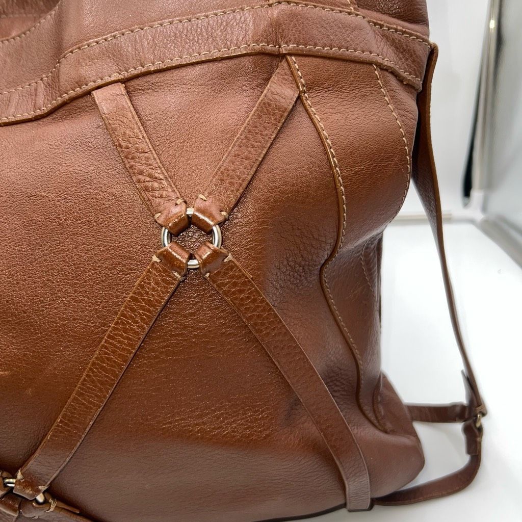 Juicy Couture Juicy Couture Vintage Genuine Leather Cage Strapped Large Shoulder Bag SEE PHOTOS AND DESCRIPTION Size ONE SIZE - 3 Thumbnail